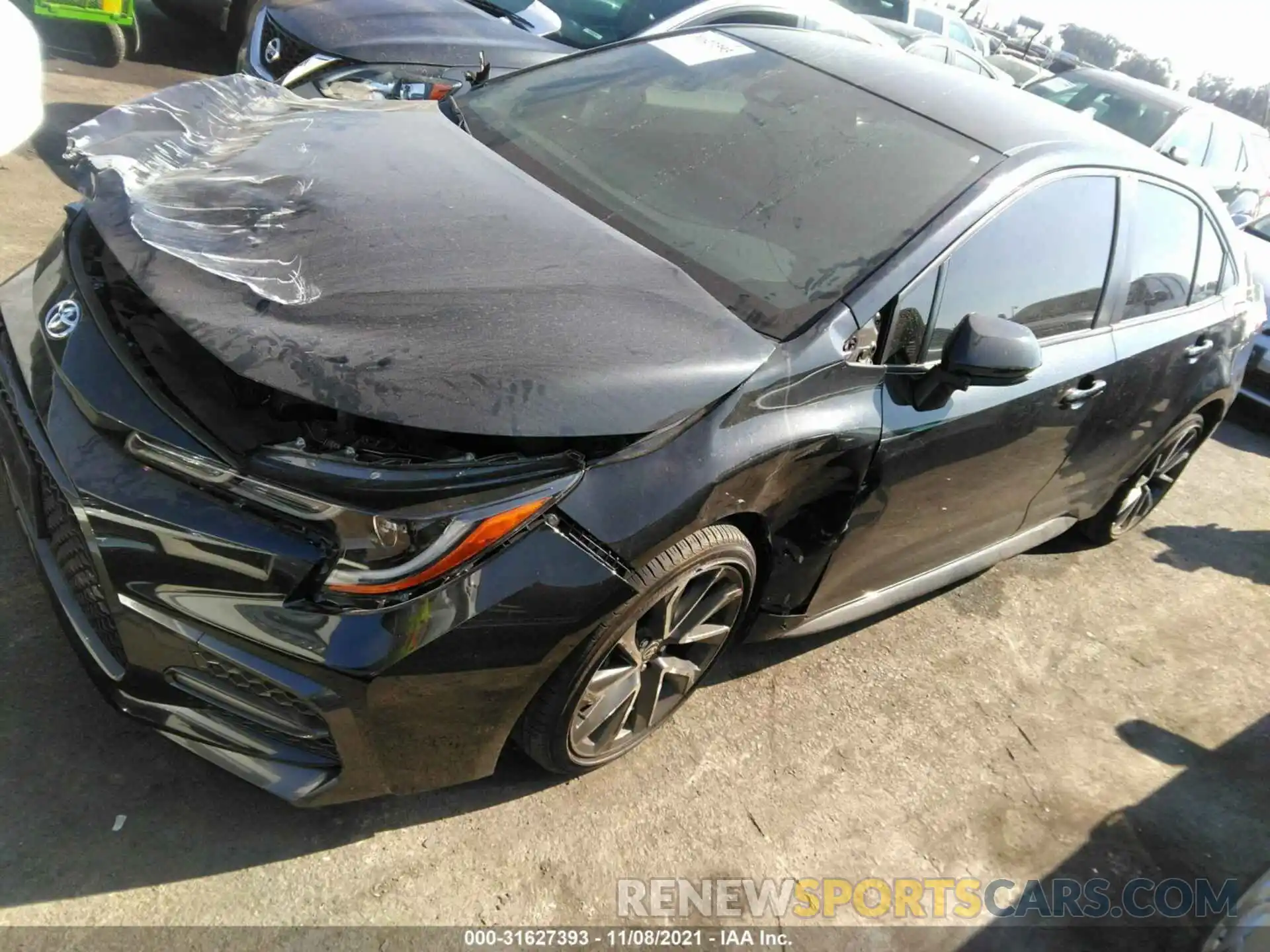 2 Photograph of a damaged car JTDS4RCE8LJ016728 TOYOTA COROLLA 2020