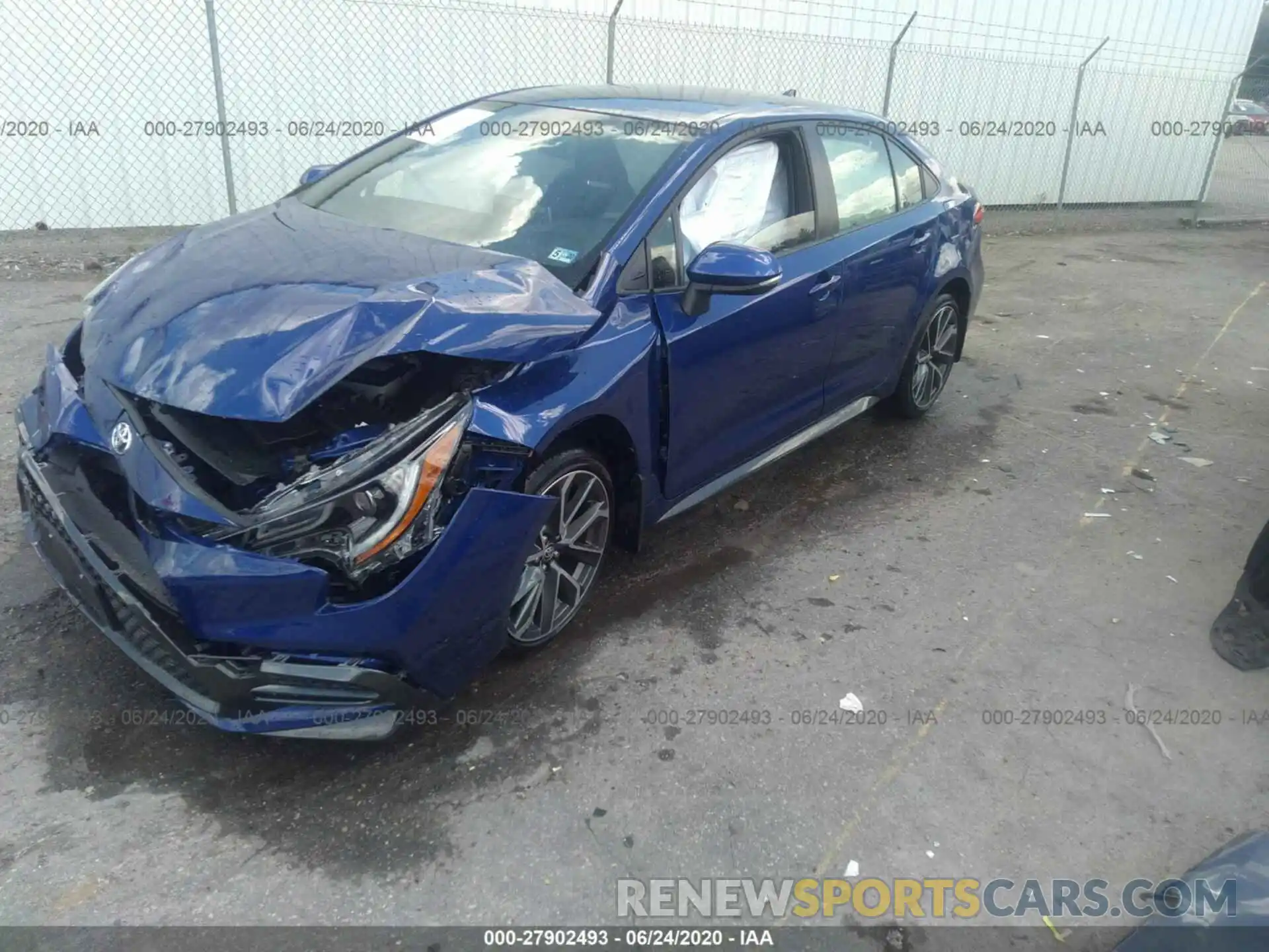 2 Photograph of a damaged car JTDS4RCE8LJ017524 TOYOTA COROLLA 2020