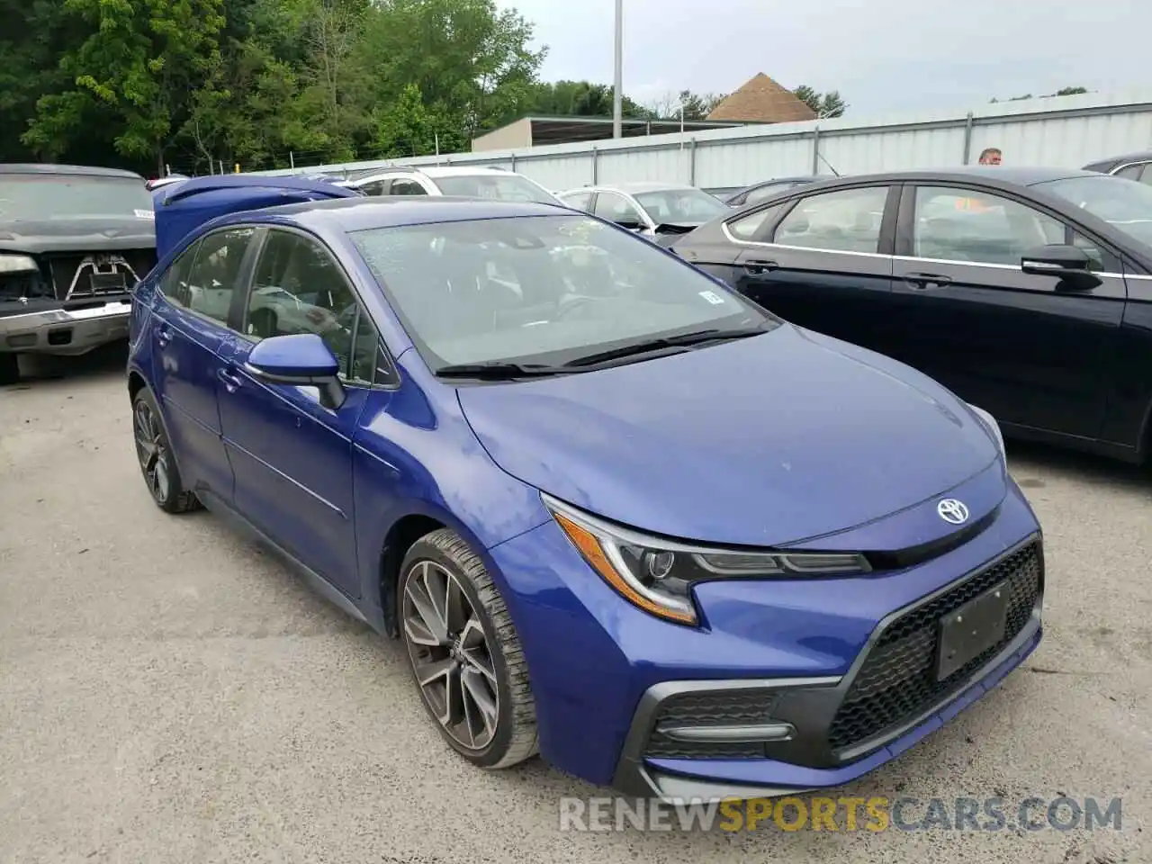 1 Photograph of a damaged car JTDS4RCE8LJ017572 TOYOTA COROLLA 2020