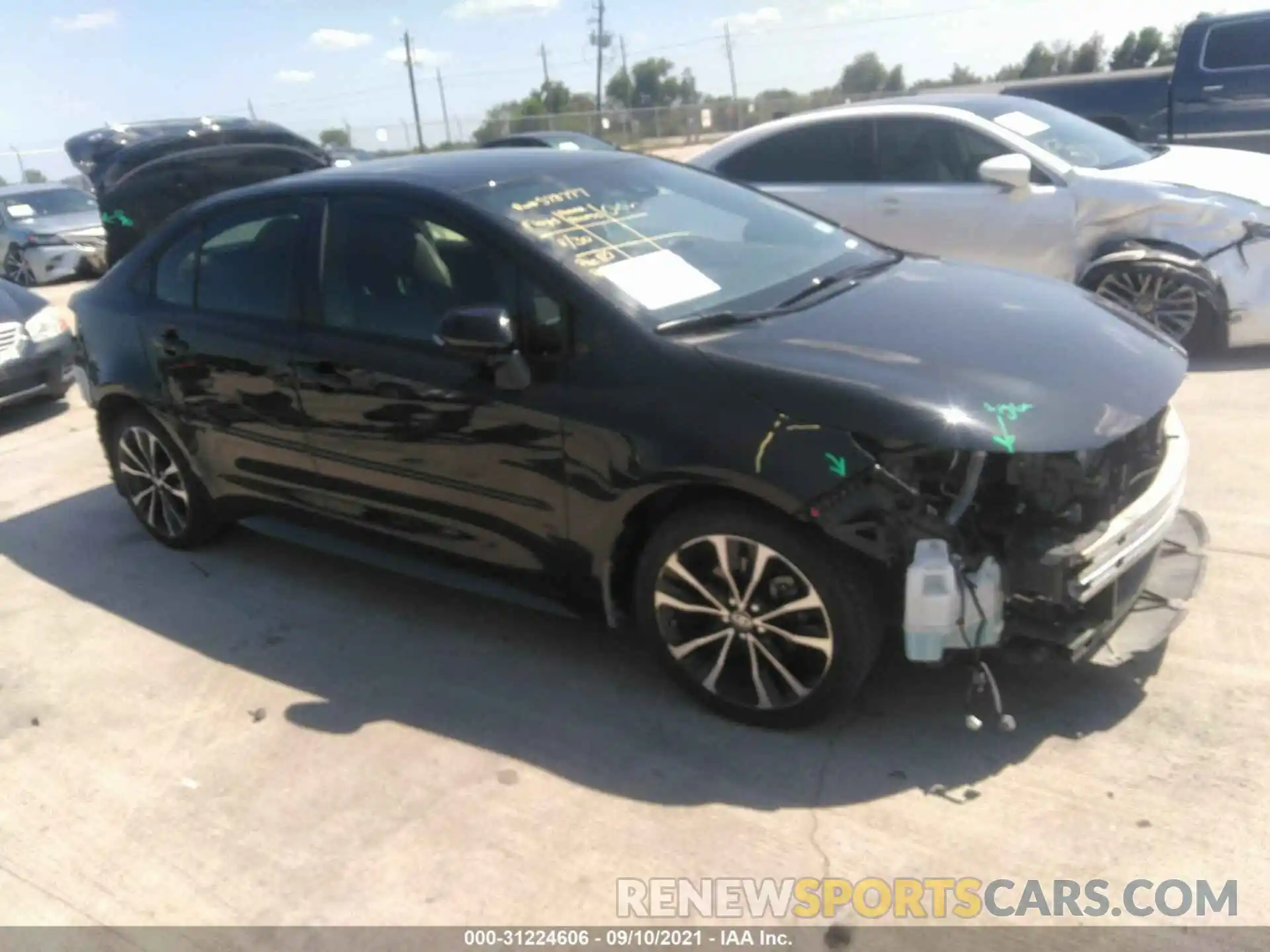 1 Photograph of a damaged car JTDS4RCE8LJ017796 TOYOTA COROLLA 2020