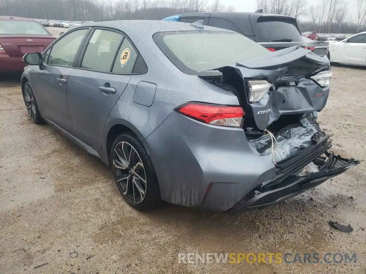 3 Photograph of a damaged car JTDS4RCE8LJ018625 TOYOTA COROLLA 2020