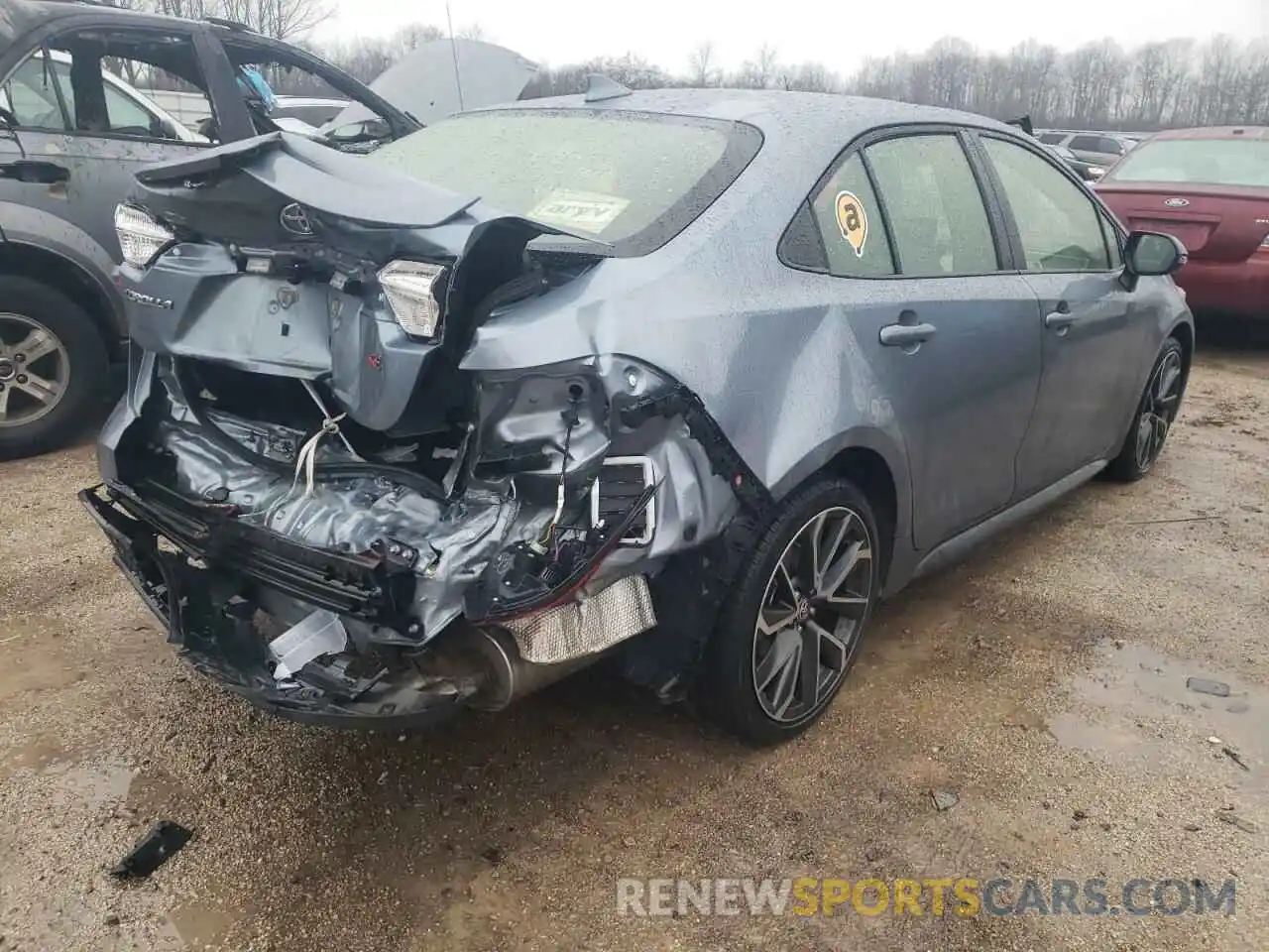 4 Photograph of a damaged car JTDS4RCE8LJ018625 TOYOTA COROLLA 2020