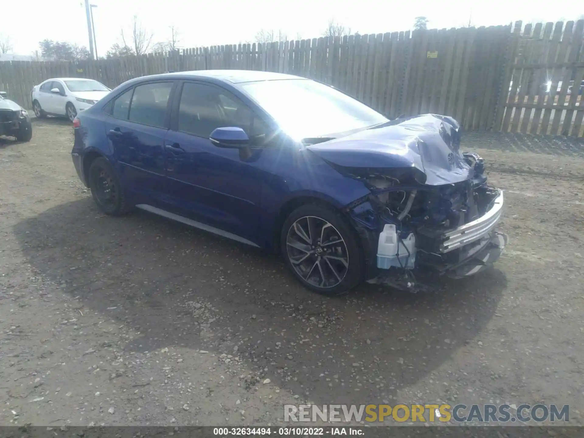 1 Photograph of a damaged car JTDS4RCE8LJ018818 TOYOTA COROLLA 2020