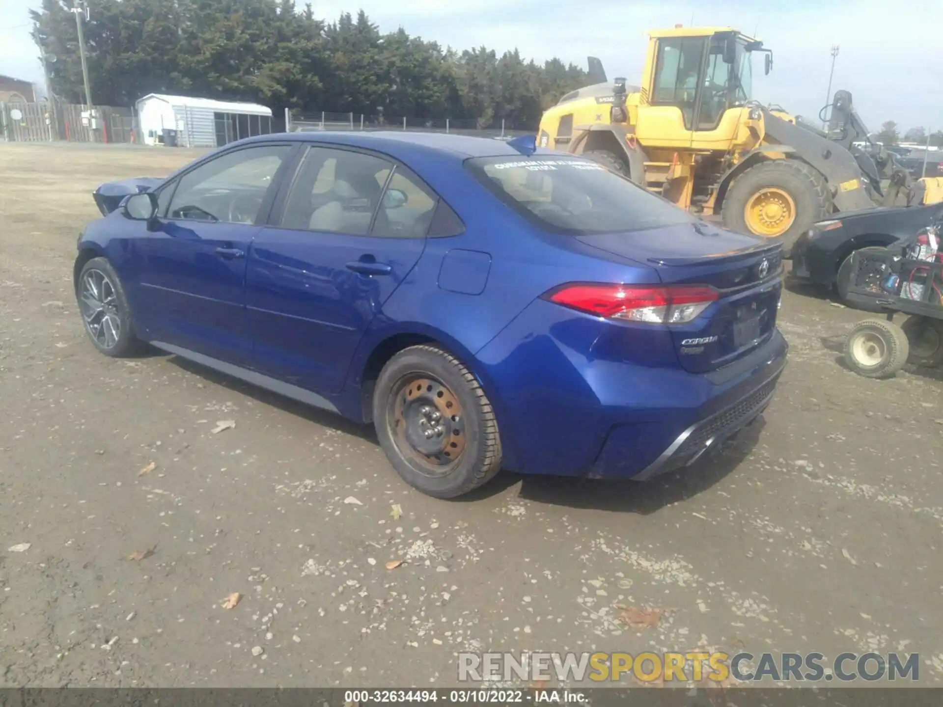 3 Photograph of a damaged car JTDS4RCE8LJ018818 TOYOTA COROLLA 2020