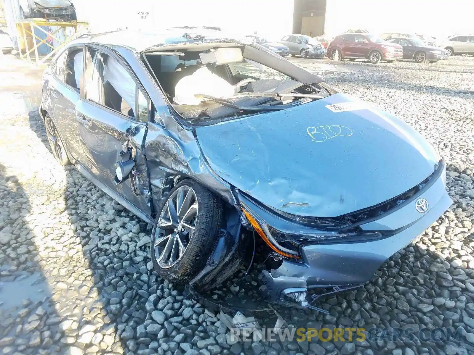 1 Фотография поврежденного автомобиля JTDS4RCE8LJ018821 TOYOTA COROLLA 2020