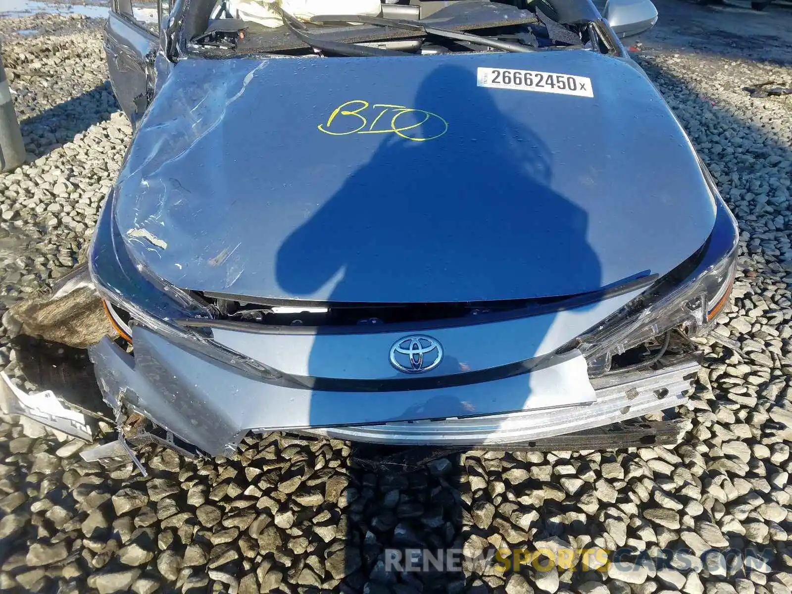 7 Фотография поврежденного автомобиля JTDS4RCE8LJ018821 TOYOTA COROLLA 2020