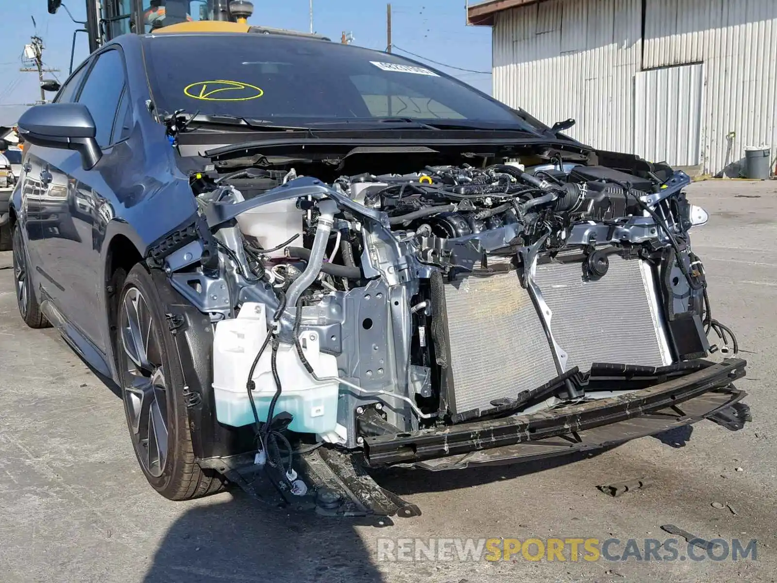 1 Photograph of a damaged car JTDS4RCE8LJ019449 TOYOTA COROLLA 2020