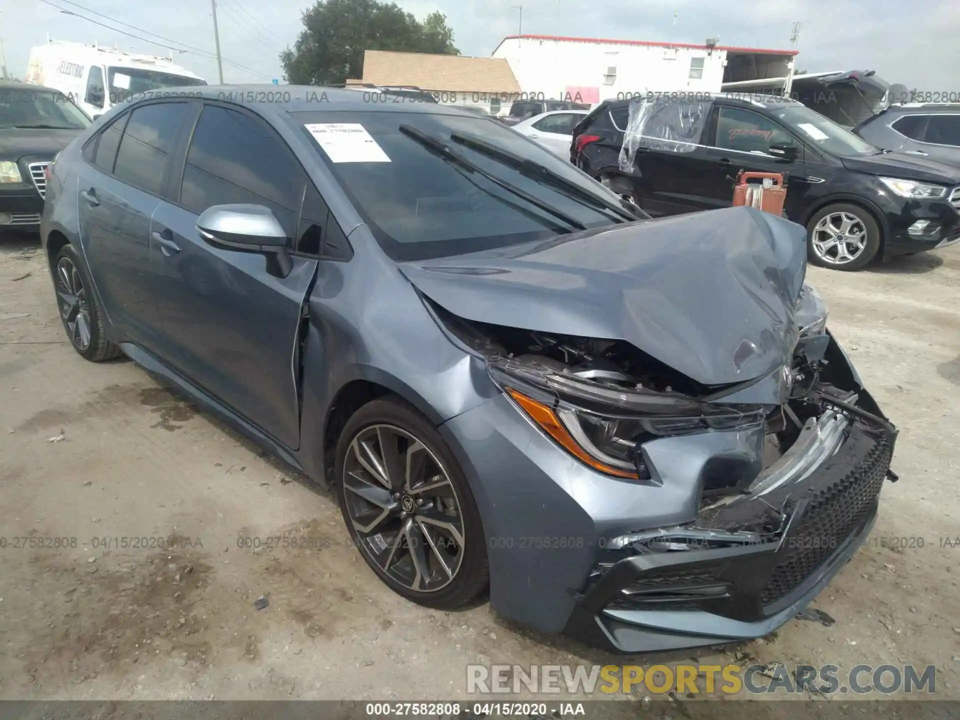 1 Photograph of a damaged car JTDS4RCE8LJ020231 TOYOTA COROLLA 2020