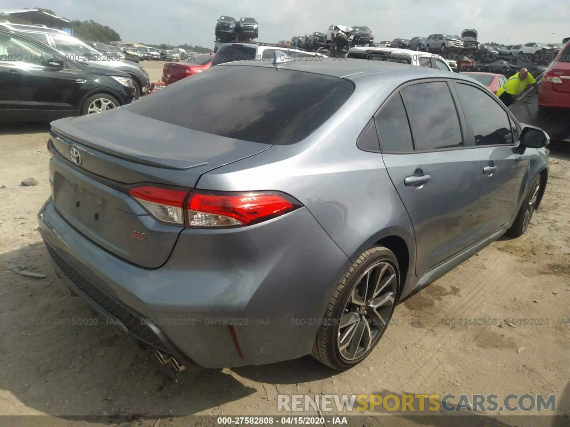 4 Photograph of a damaged car JTDS4RCE8LJ020231 TOYOTA COROLLA 2020