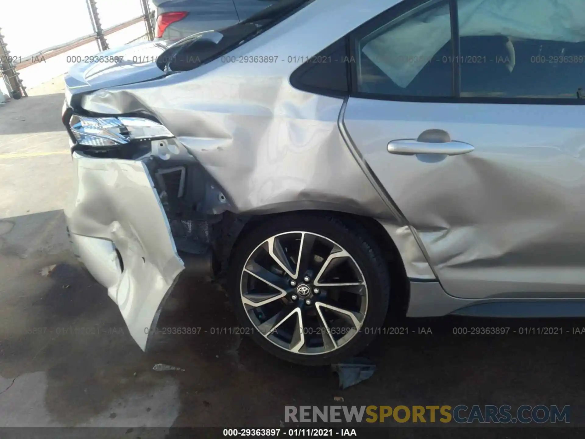 6 Photograph of a damaged car JTDS4RCE8LJ020598 TOYOTA COROLLA 2020