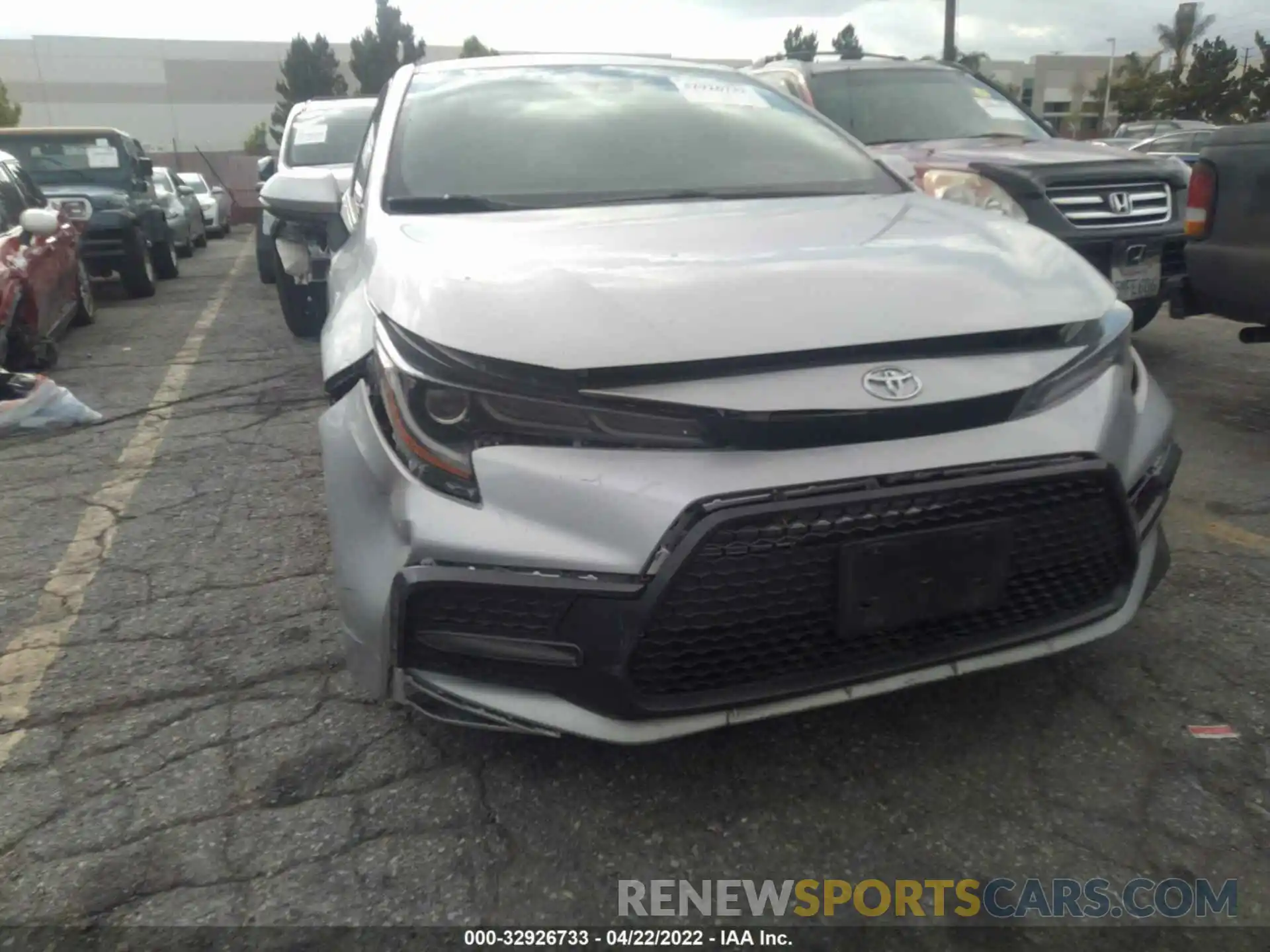 6 Photograph of a damaged car JTDS4RCE8LJ020777 TOYOTA COROLLA 2020