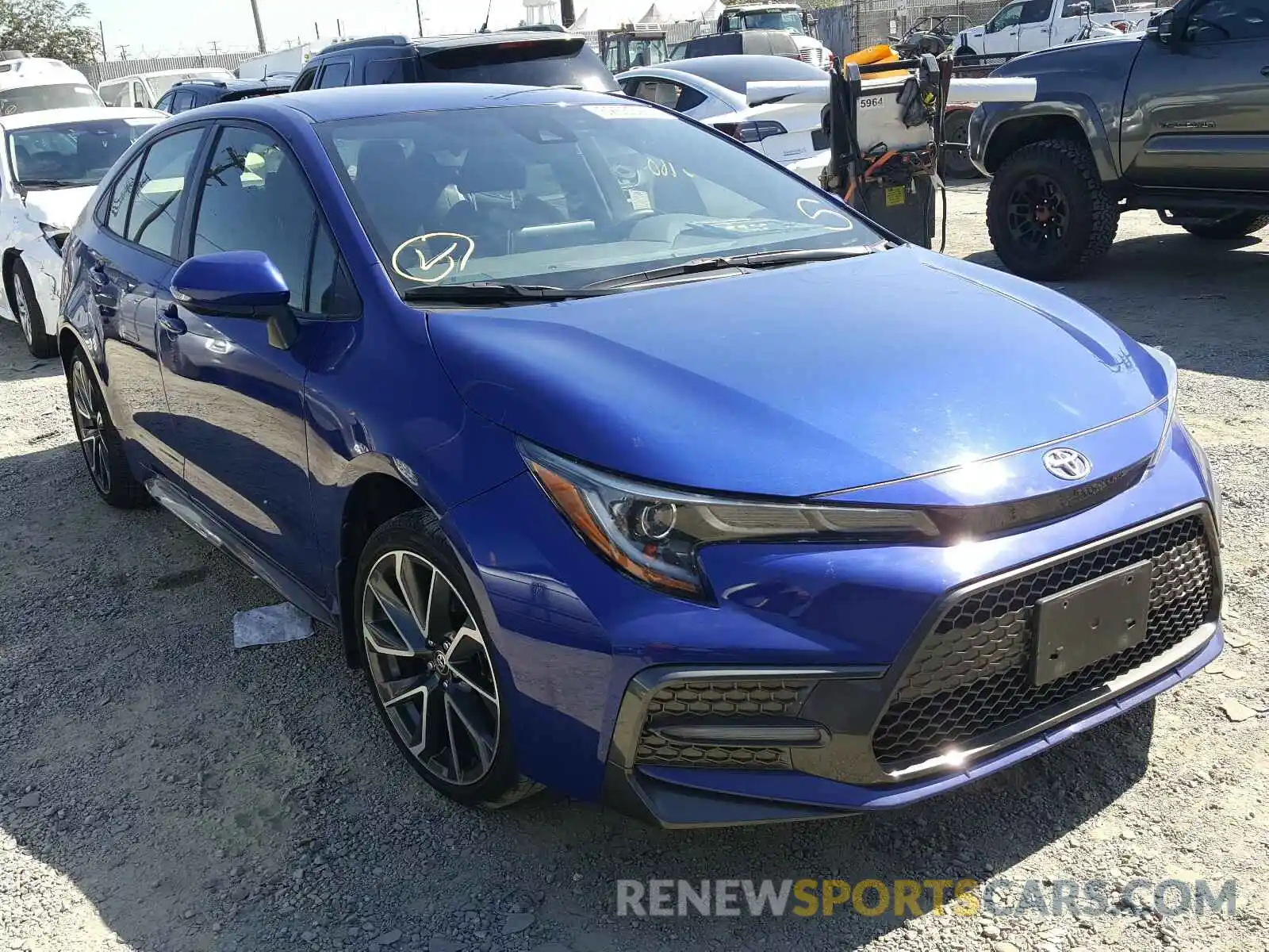 1 Photograph of a damaged car JTDS4RCE8LJ021251 TOYOTA COROLLA 2020