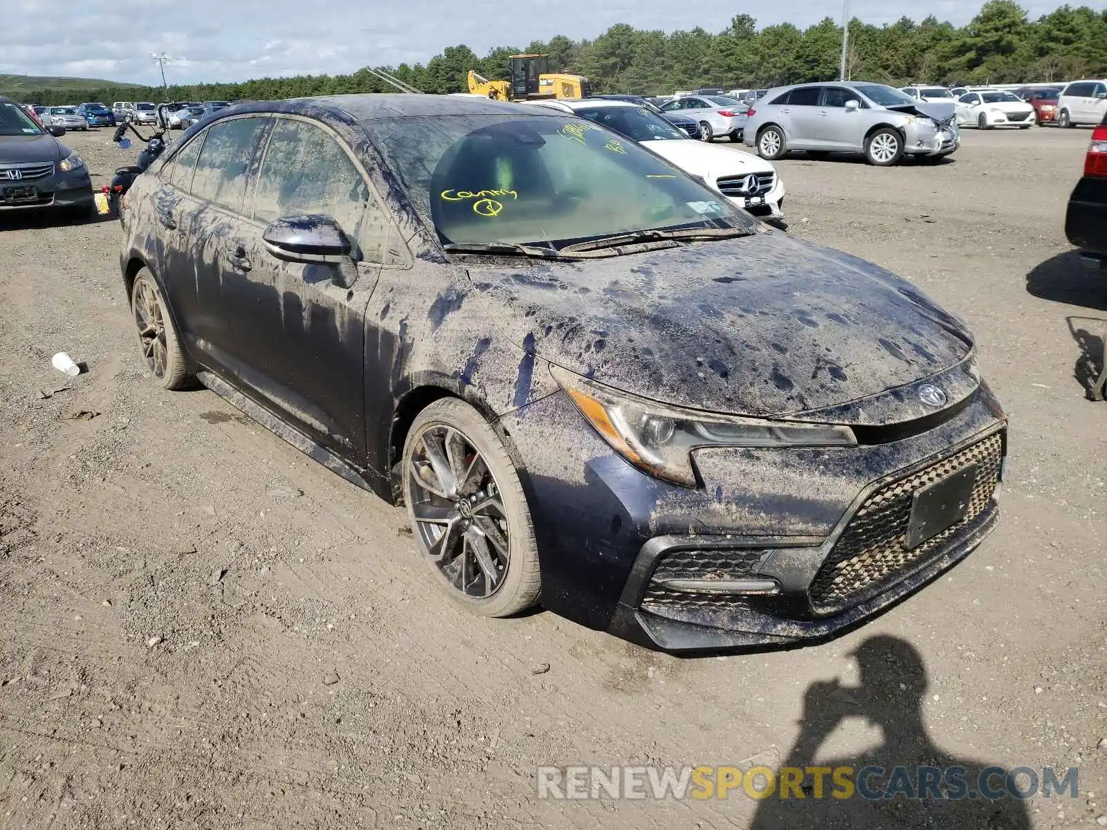 1 Photograph of a damaged car JTDS4RCE8LJ021296 TOYOTA COROLLA 2020