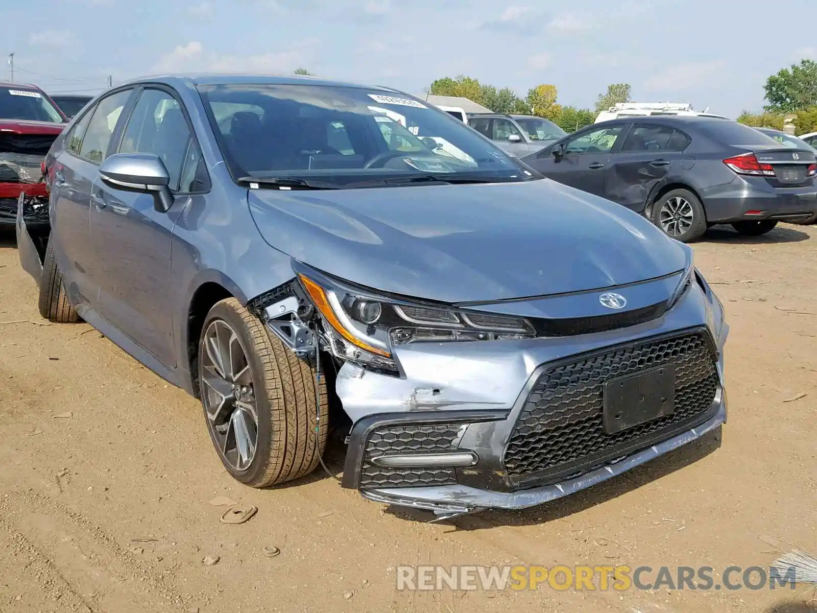 1 Photograph of a damaged car JTDS4RCE8LJ021492 TOYOTA COROLLA 2020