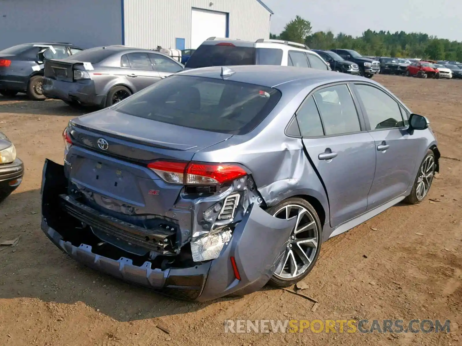 4 Photograph of a damaged car JTDS4RCE8LJ021492 TOYOTA COROLLA 2020