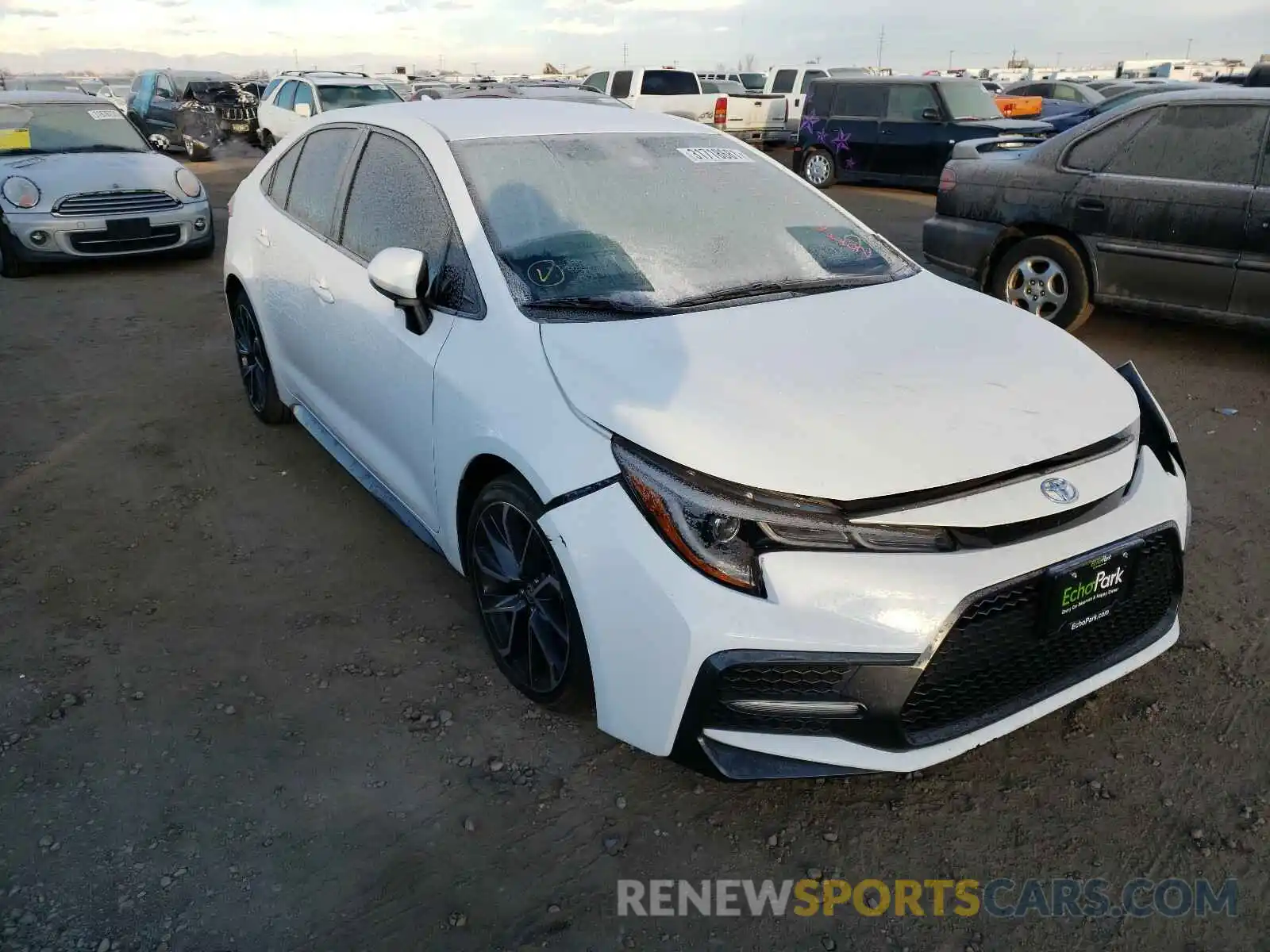 1 Photograph of a damaged car JTDS4RCE8LJ021900 TOYOTA COROLLA 2020