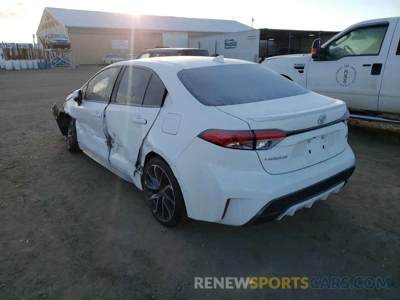 3 Photograph of a damaged car JTDS4RCE8LJ021900 TOYOTA COROLLA 2020