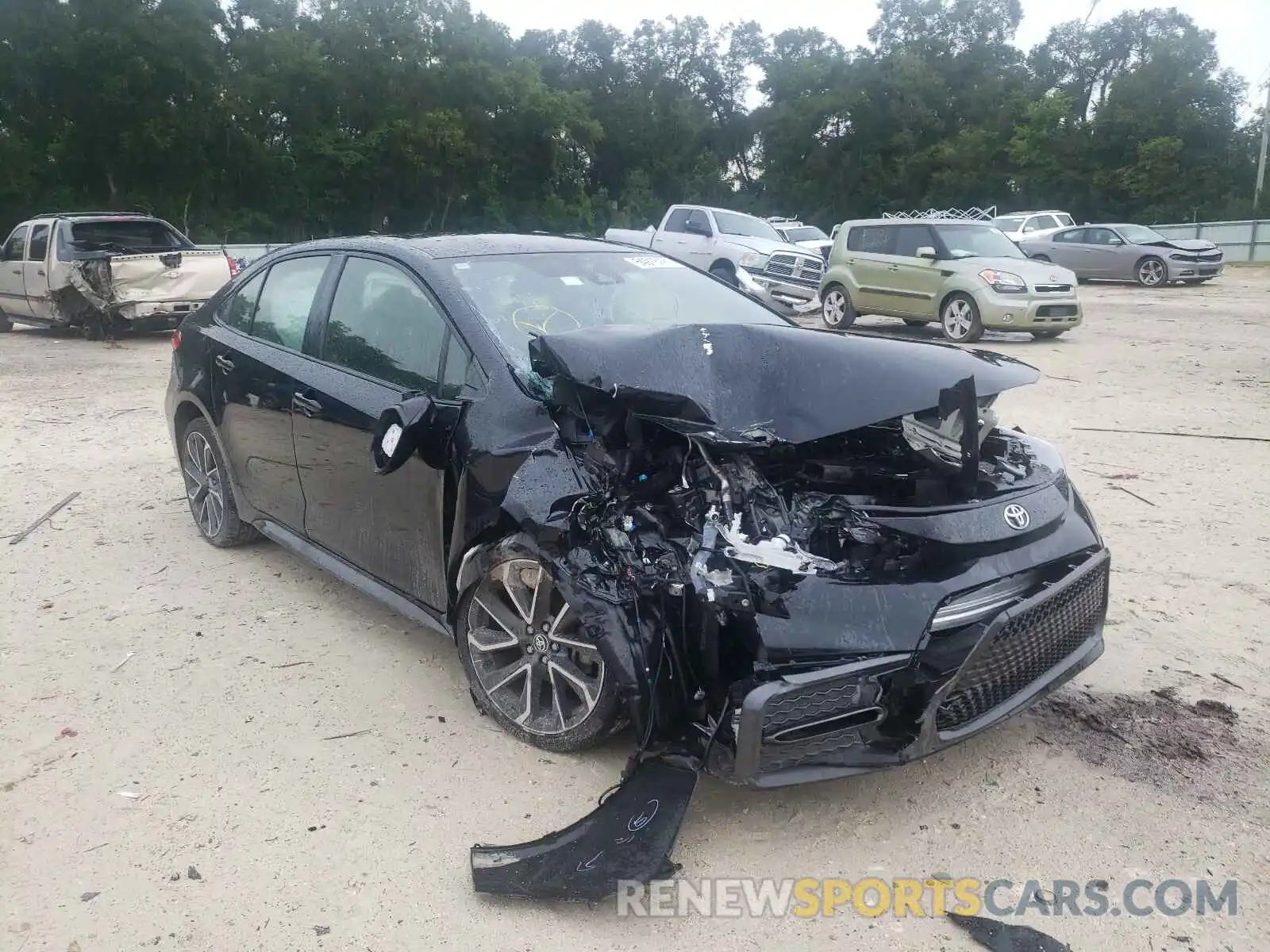 1 Photograph of a damaged car JTDS4RCE8LJ022609 TOYOTA COROLLA 2020