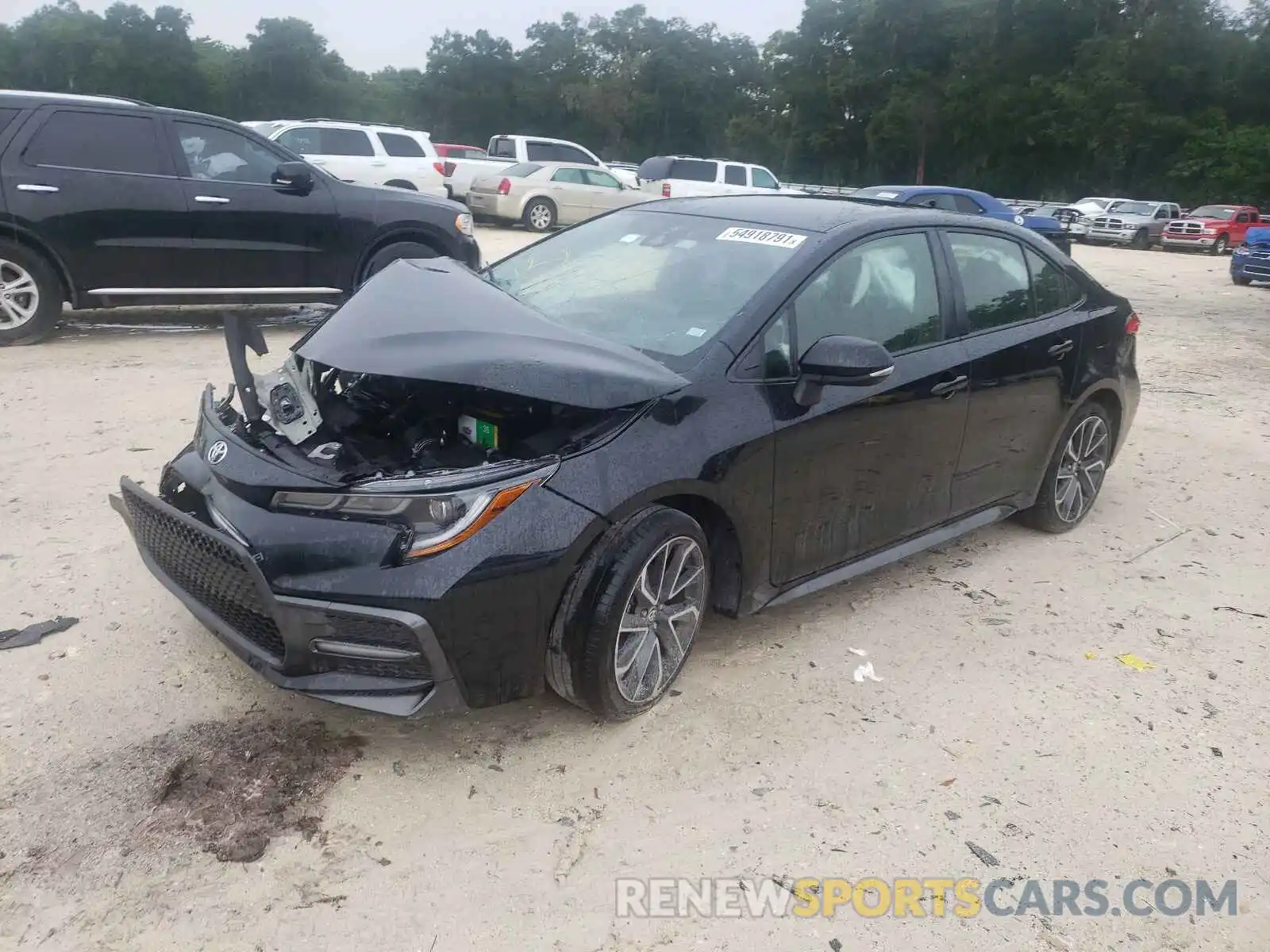 2 Photograph of a damaged car JTDS4RCE8LJ022609 TOYOTA COROLLA 2020