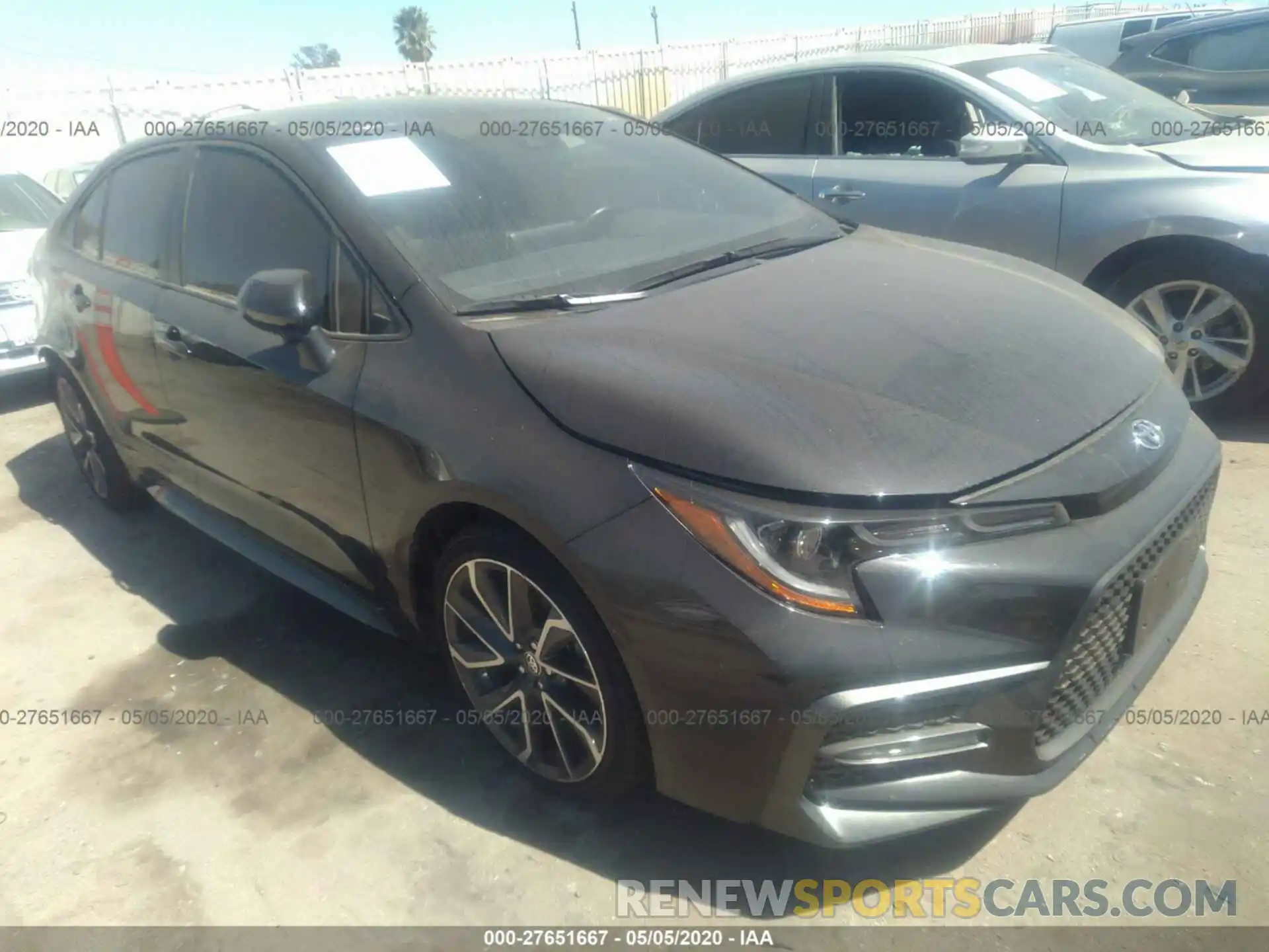 1 Photograph of a damaged car JTDS4RCE8LJ023064 TOYOTA COROLLA 2020