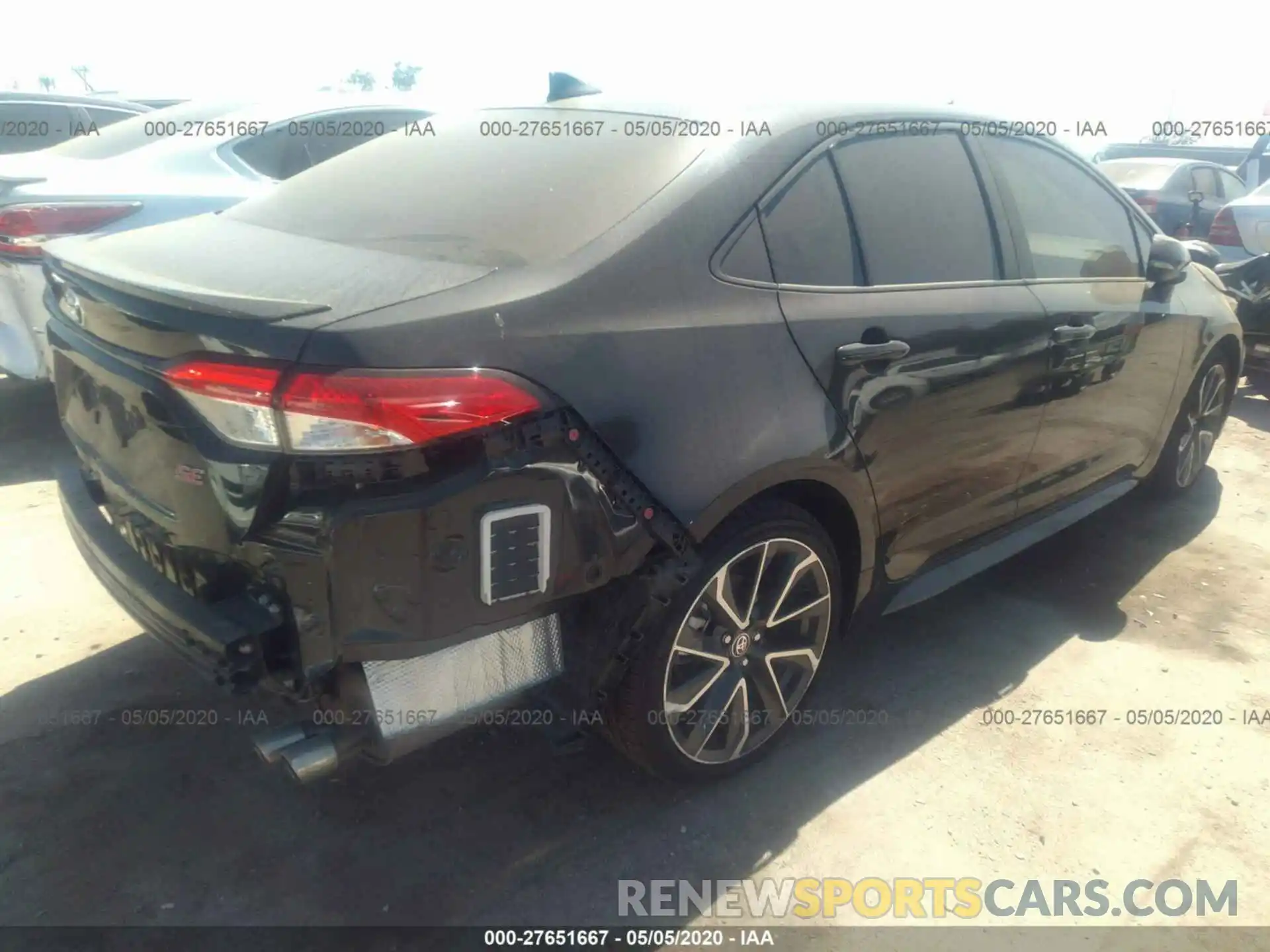 4 Photograph of a damaged car JTDS4RCE8LJ023064 TOYOTA COROLLA 2020