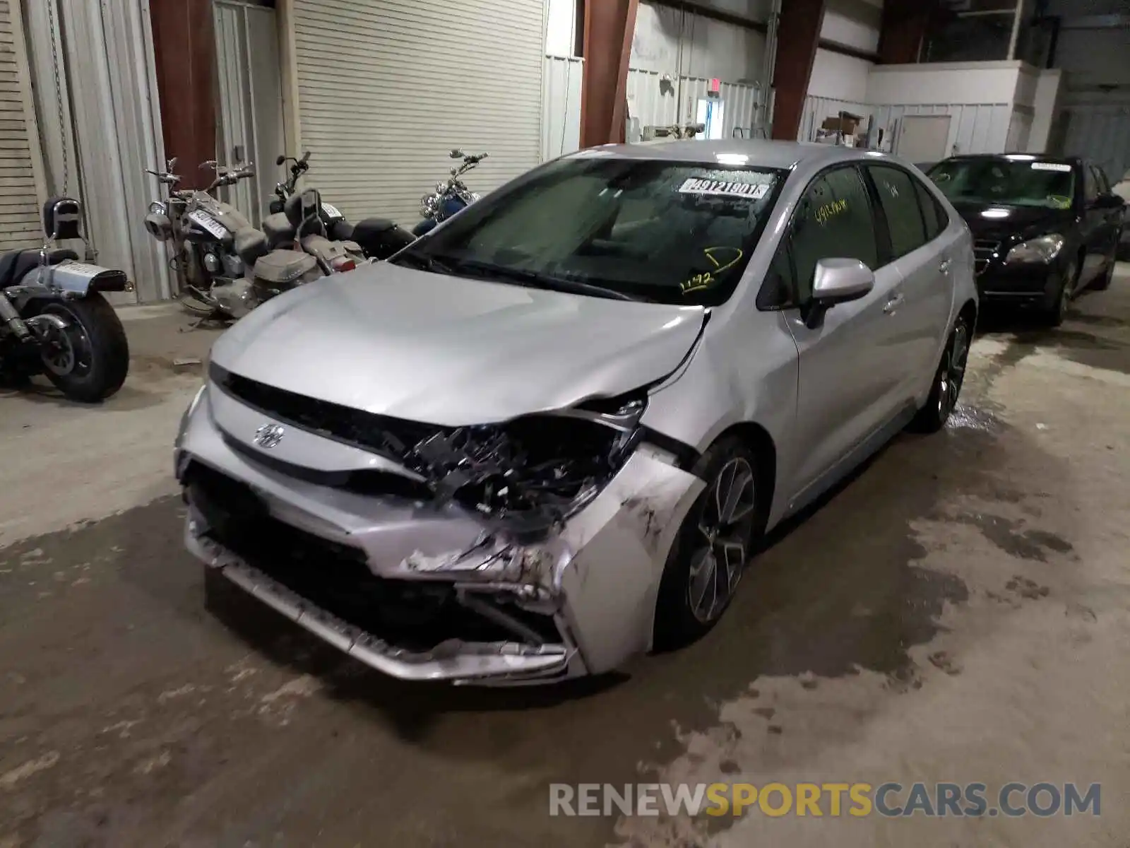 2 Photograph of a damaged car JTDS4RCE8LJ023209 TOYOTA COROLLA 2020