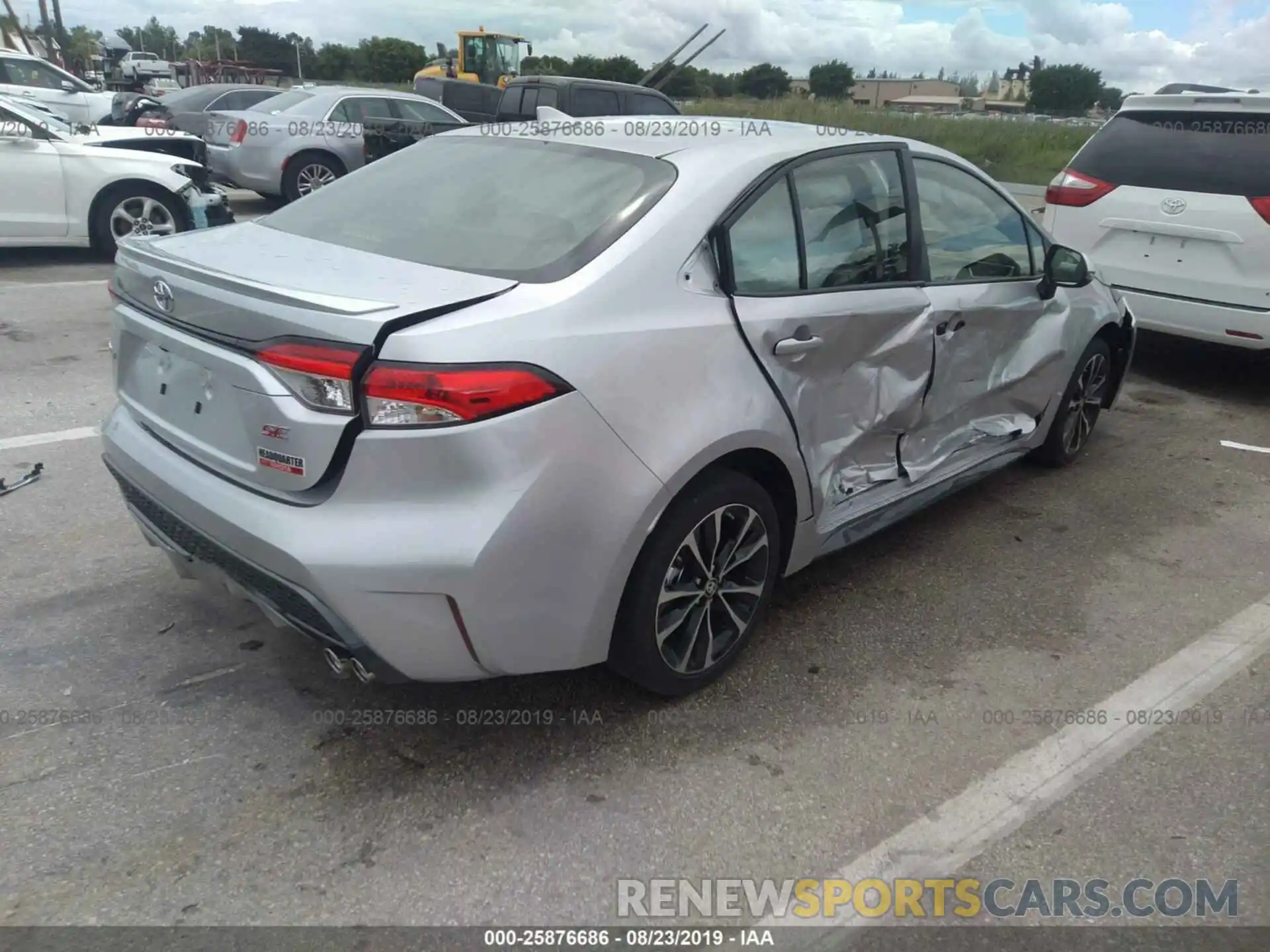 4 Photograph of a damaged car JTDS4RCE8LJ023422 TOYOTA COROLLA 2020