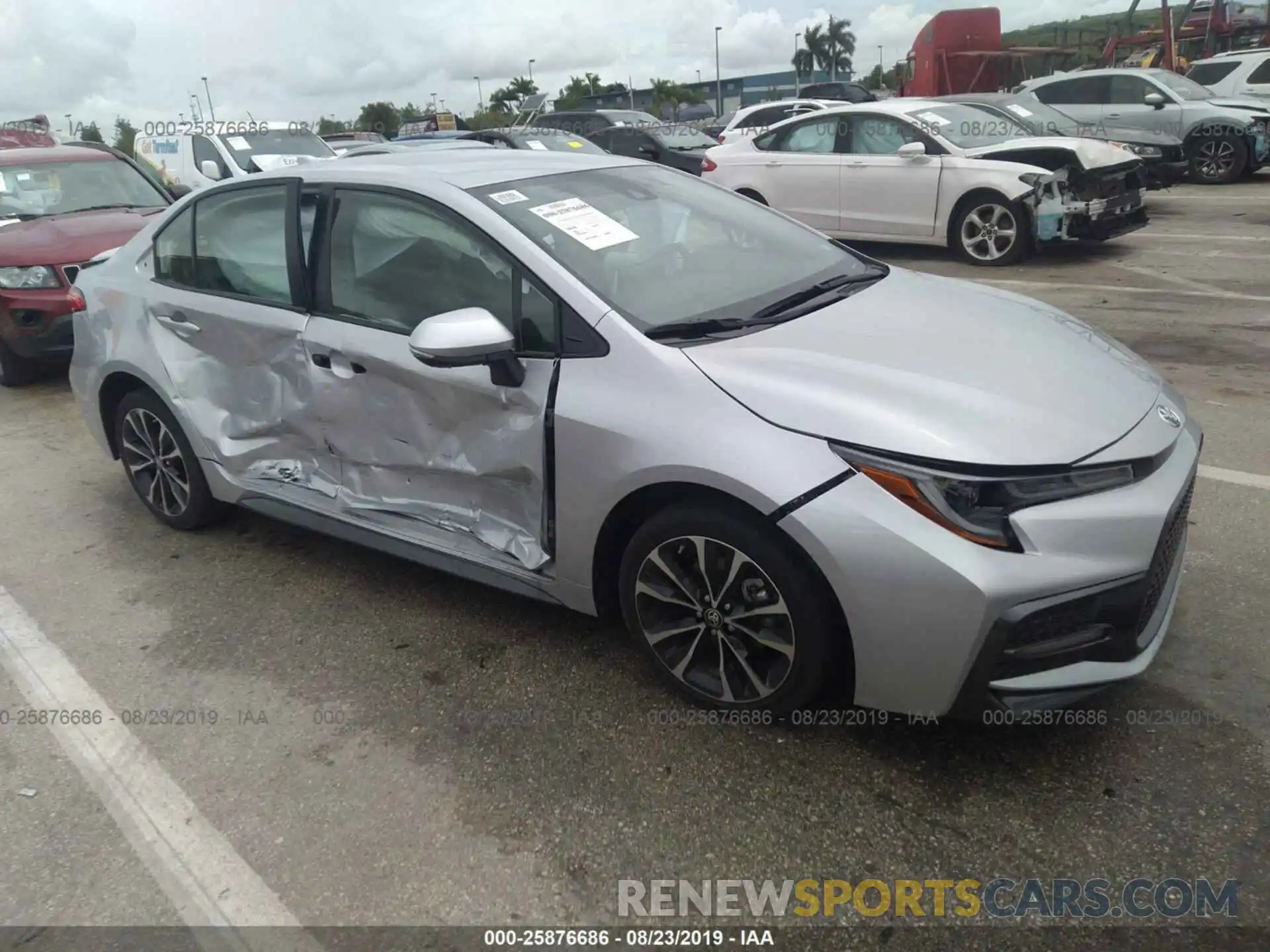 6 Photograph of a damaged car JTDS4RCE8LJ023422 TOYOTA COROLLA 2020