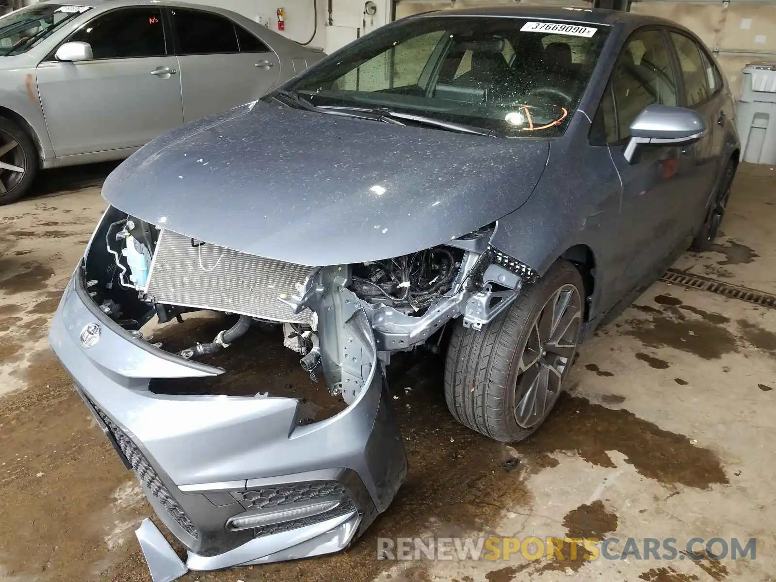 2 Photograph of a damaged car JTDS4RCE8LJ023548 TOYOTA COROLLA 2020