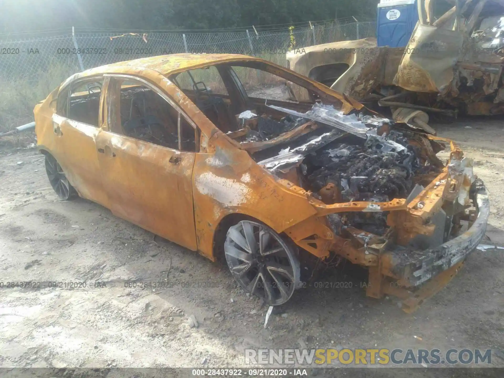 1 Photograph of a damaged car JTDS4RCE8LJ023615 TOYOTA COROLLA 2020