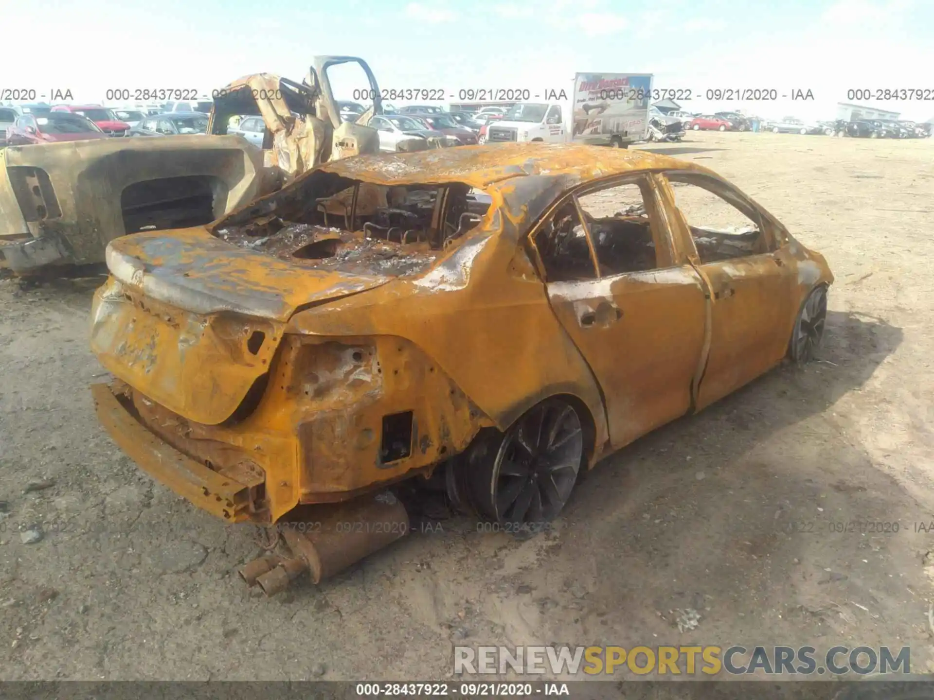 4 Фотография поврежденного автомобиля JTDS4RCE8LJ023615 TOYOTA COROLLA 2020