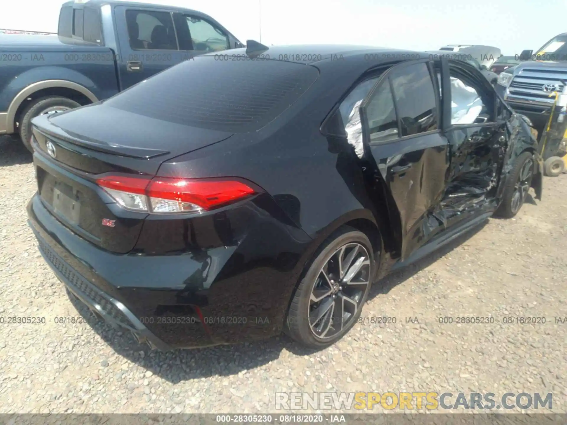 4 Photograph of a damaged car JTDS4RCE8LJ023646 TOYOTA COROLLA 2020