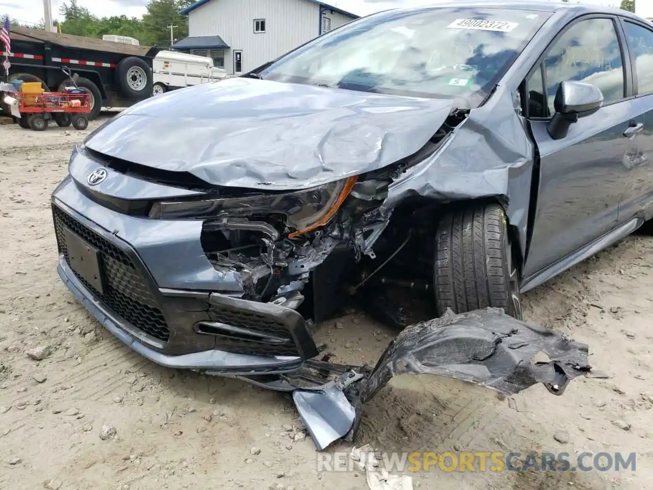 9 Photograph of a damaged car JTDS4RCE8LJ023811 TOYOTA COROLLA 2020