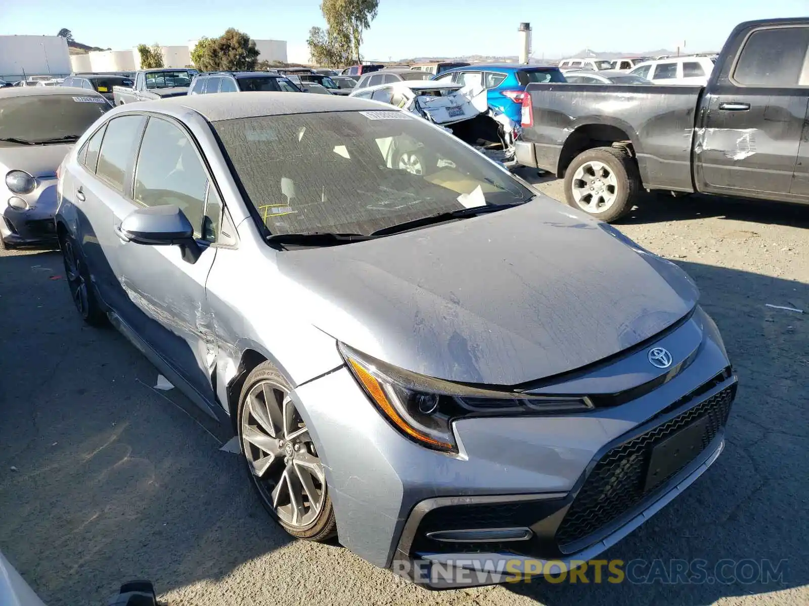 1 Photograph of a damaged car JTDS4RCE8LJ024344 TOYOTA COROLLA 2020