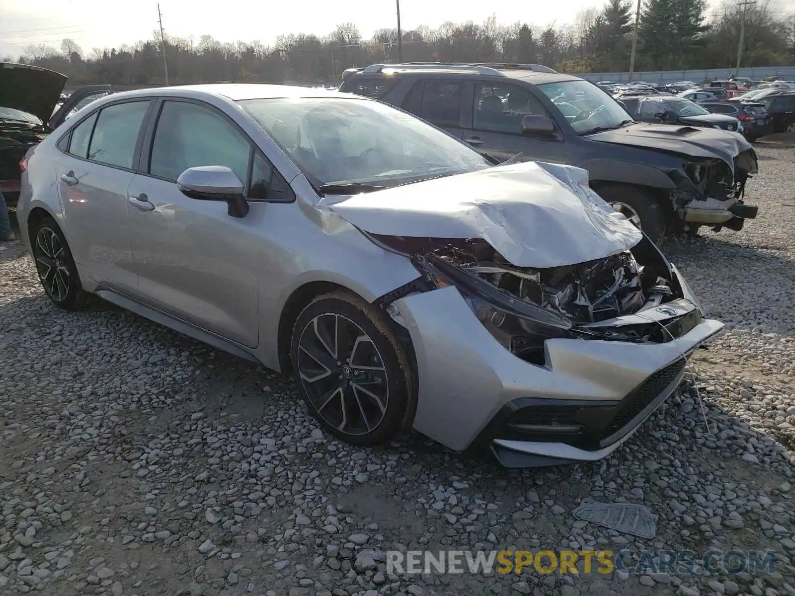 1 Photograph of a damaged car JTDS4RCE8LJ024554 TOYOTA COROLLA 2020