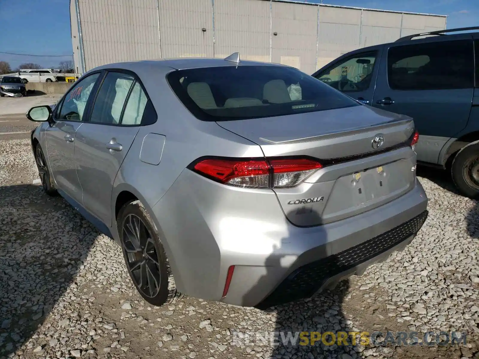 3 Photograph of a damaged car JTDS4RCE8LJ024554 TOYOTA COROLLA 2020