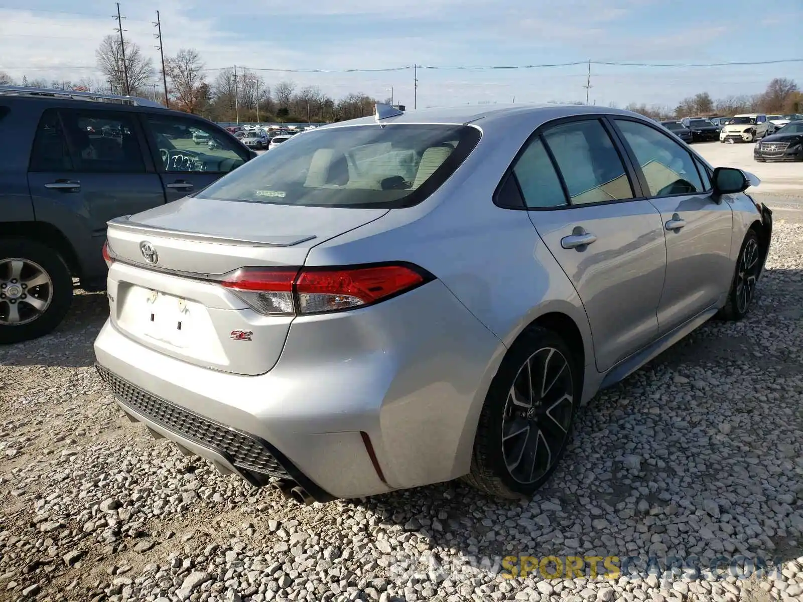 4 Photograph of a damaged car JTDS4RCE8LJ024554 TOYOTA COROLLA 2020