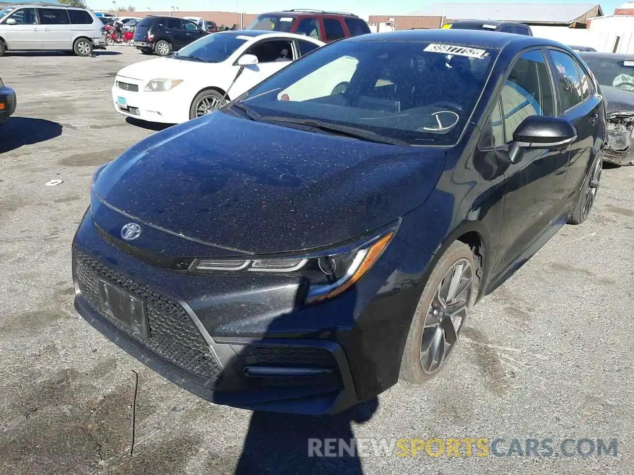 2 Photograph of a damaged car JTDS4RCE8LJ025834 TOYOTA COROLLA 2020