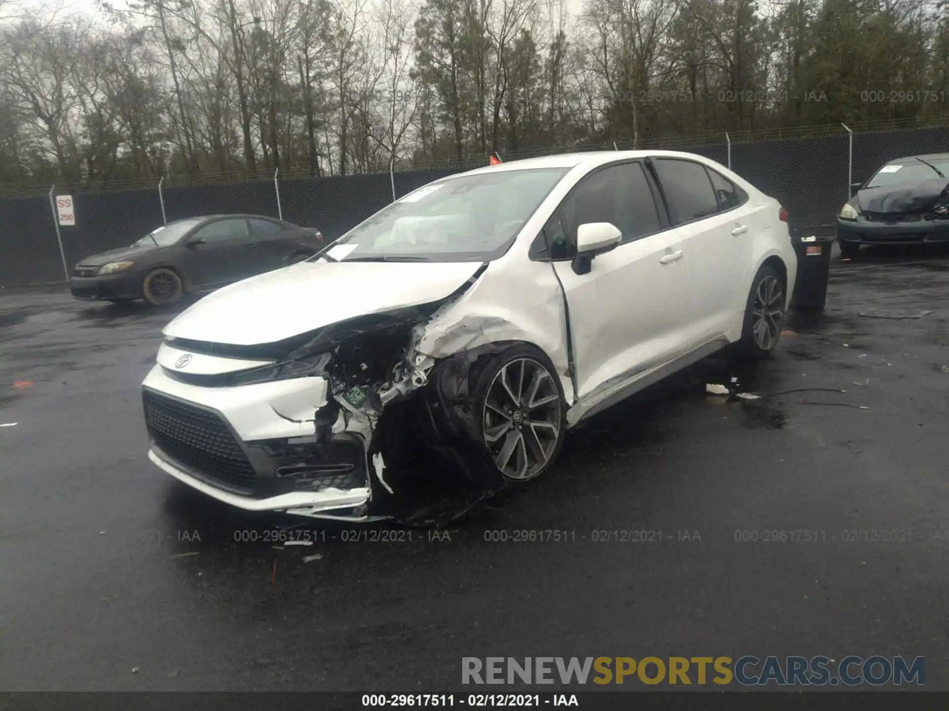 2 Photograph of a damaged car JTDS4RCE8LJ025896 TOYOTA COROLLA 2020