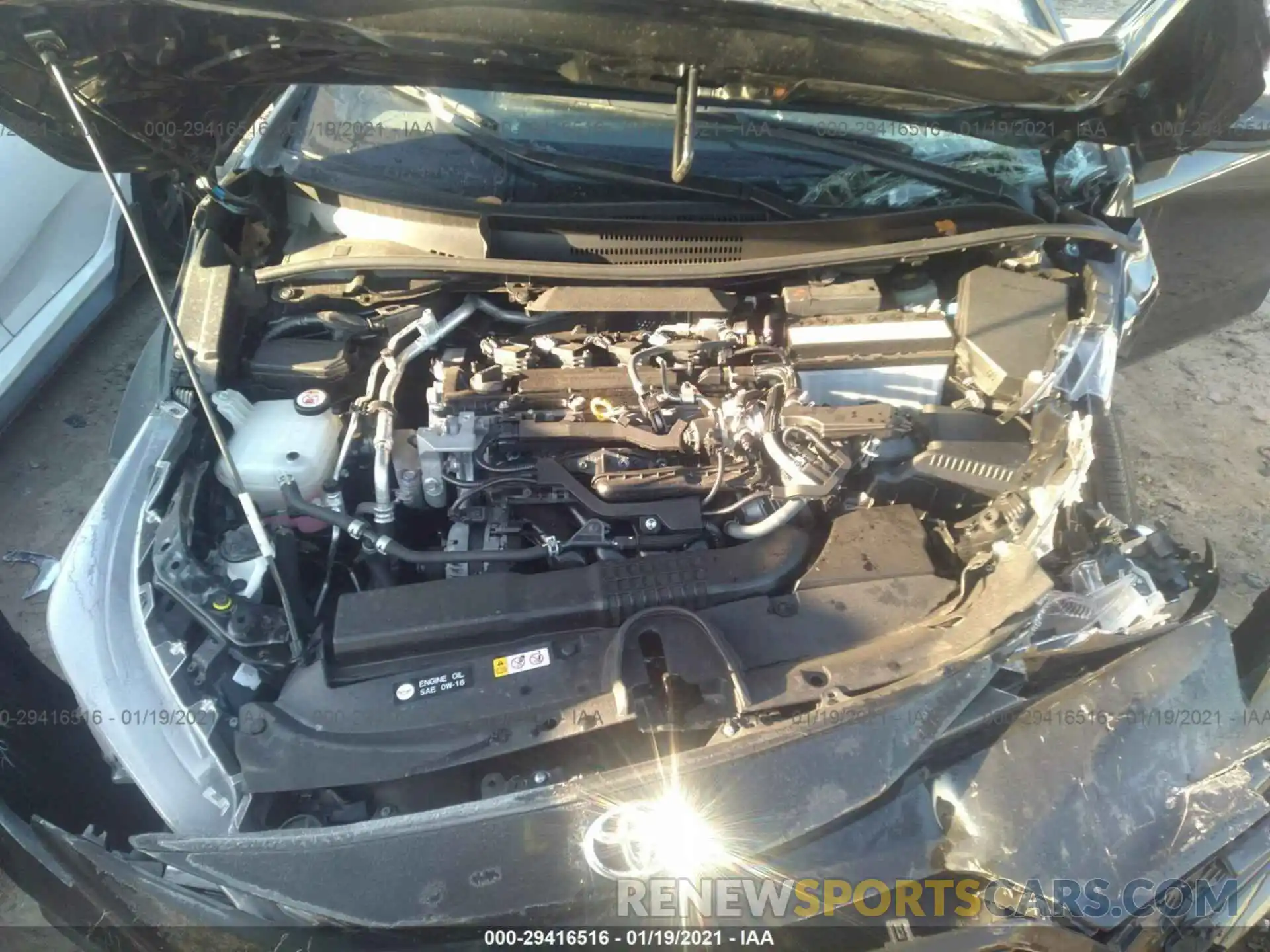10 Photograph of a damaged car JTDS4RCE8LJ026756 TOYOTA COROLLA 2020