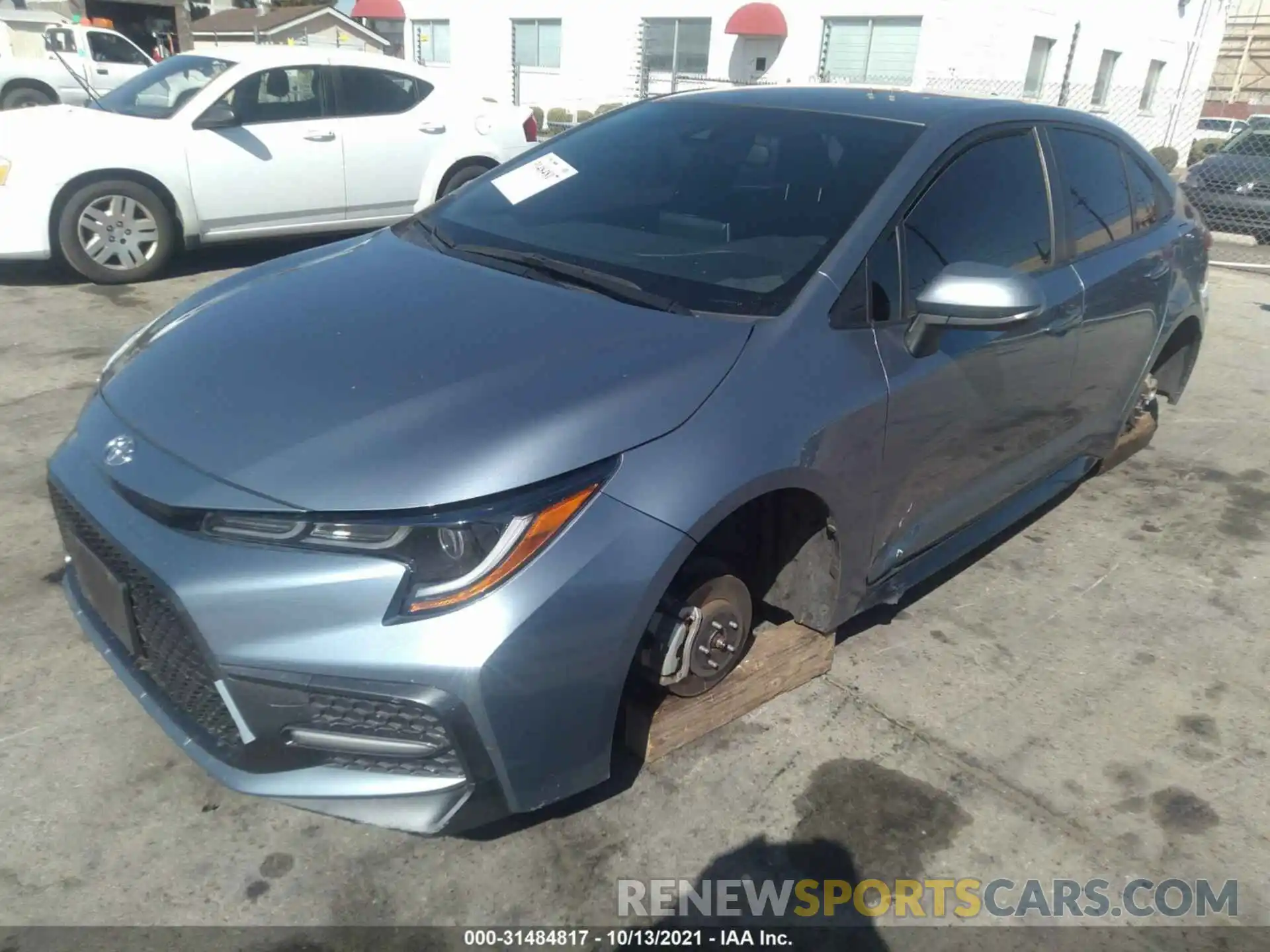 2 Photograph of a damaged car JTDS4RCE8LJ027079 TOYOTA COROLLA 2020