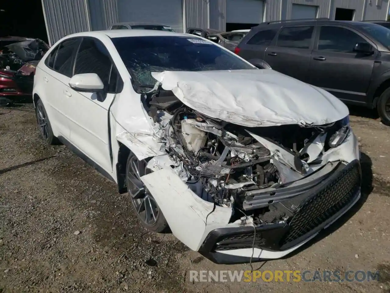 1 Photograph of a damaged car JTDS4RCE8LJ027566 TOYOTA COROLLA 2020