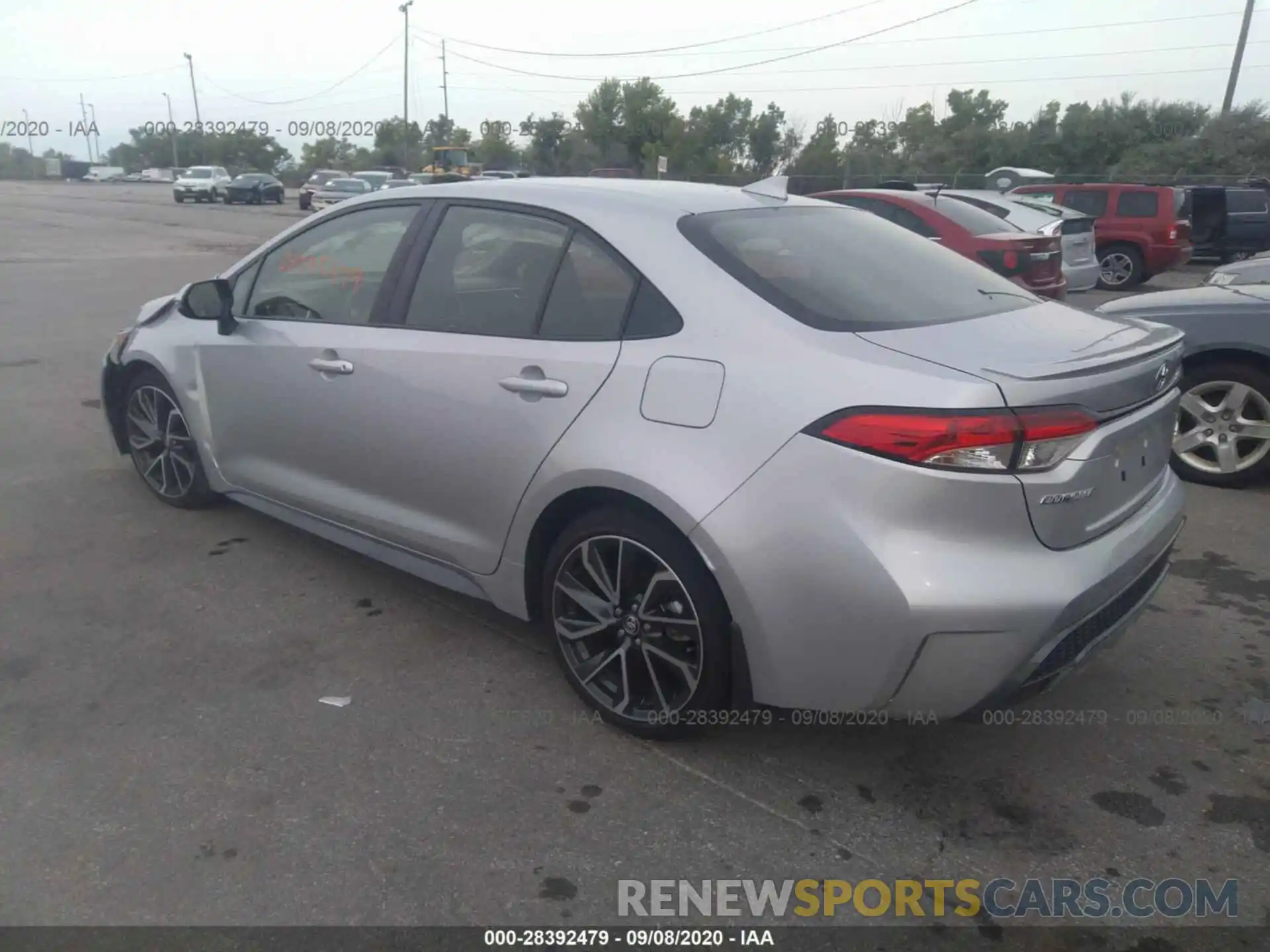 3 Photograph of a damaged car JTDS4RCE8LJ027633 TOYOTA COROLLA 2020