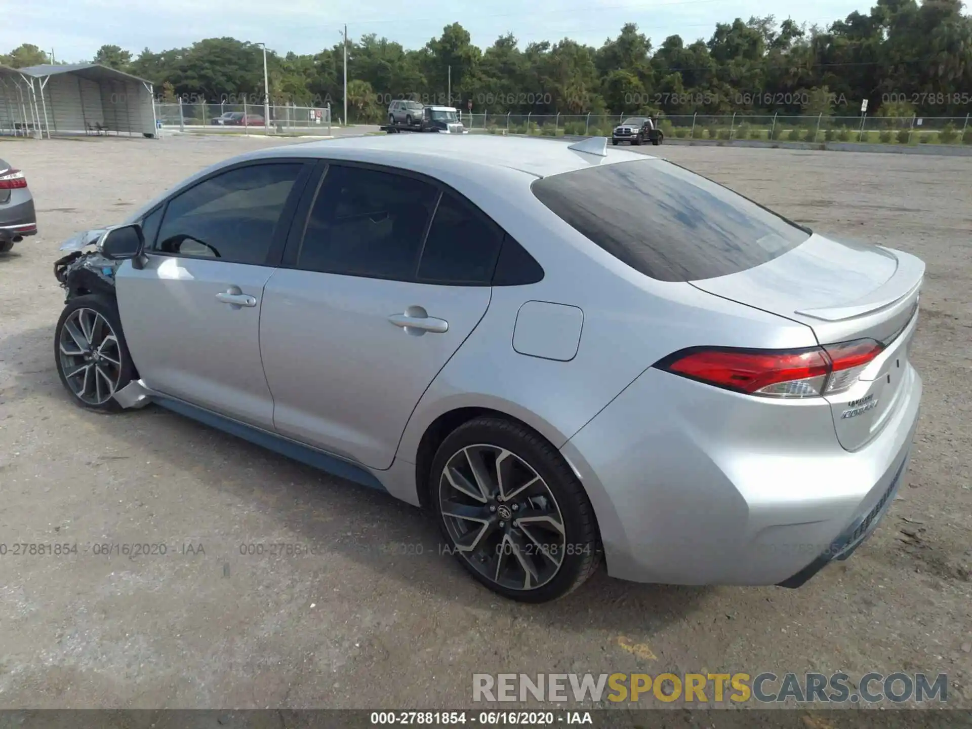 3 Photograph of a damaged car JTDS4RCE8LJ027745 TOYOTA COROLLA 2020