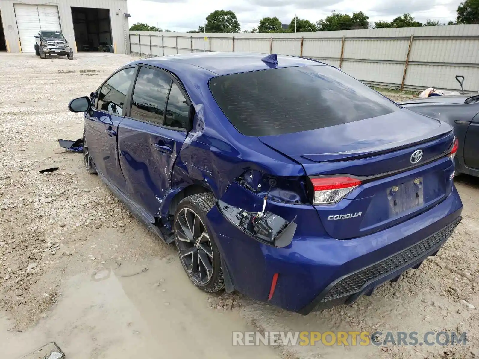 3 Photograph of a damaged car JTDS4RCE8LJ027955 TOYOTA COROLLA 2020