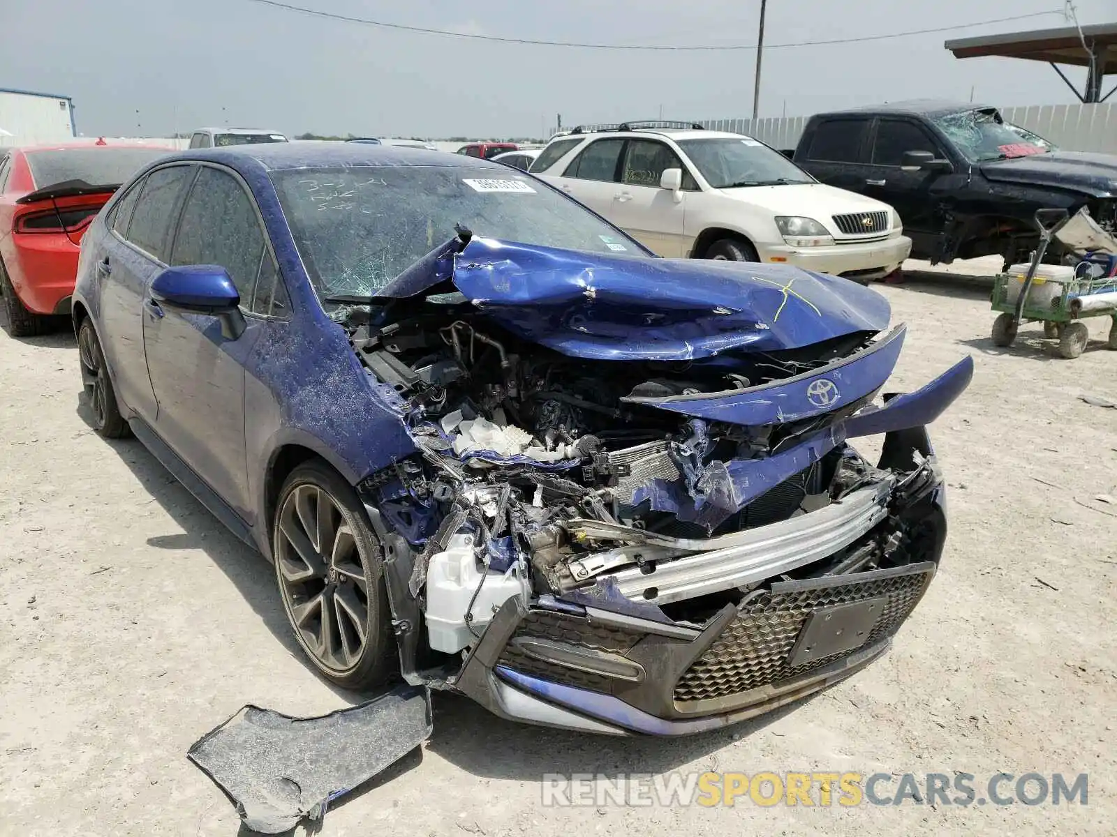 1 Photograph of a damaged car JTDS4RCE8LJ028670 TOYOTA COROLLA 2020