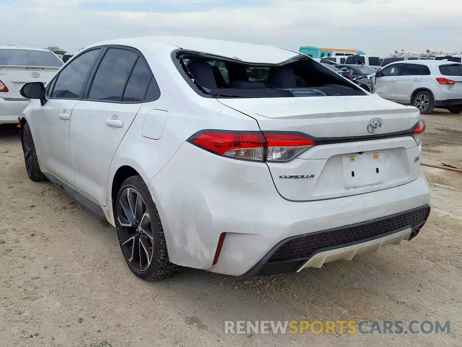 3 Photograph of a damaged car JTDS4RCE8LJ028779 TOYOTA COROLLA 2020