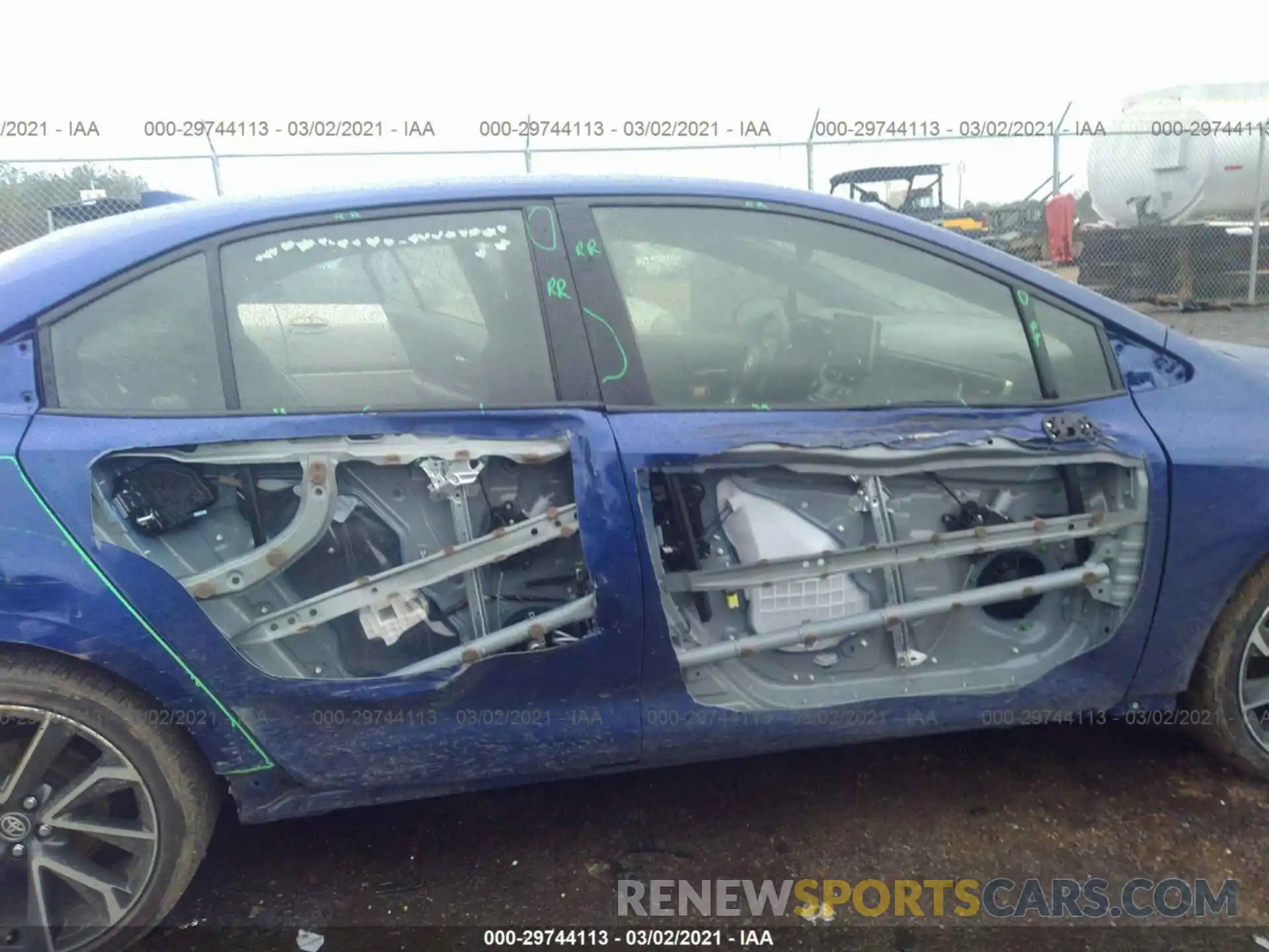 6 Фотография поврежденного автомобиля JTDS4RCE8LJ029589 TOYOTA COROLLA 2020