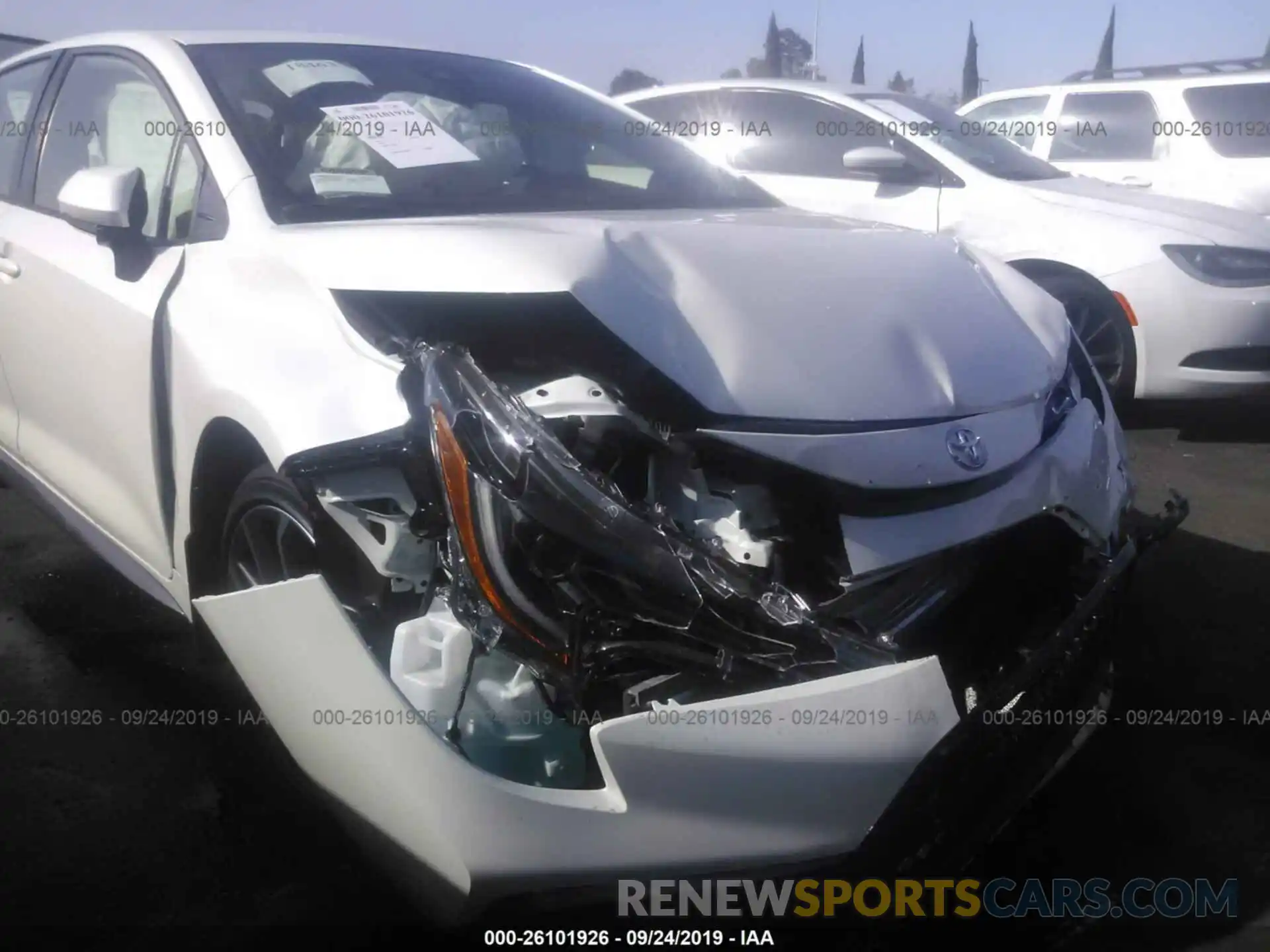 6 Photograph of a damaged car JTDS4RCE8LJ029608 TOYOTA COROLLA 2020