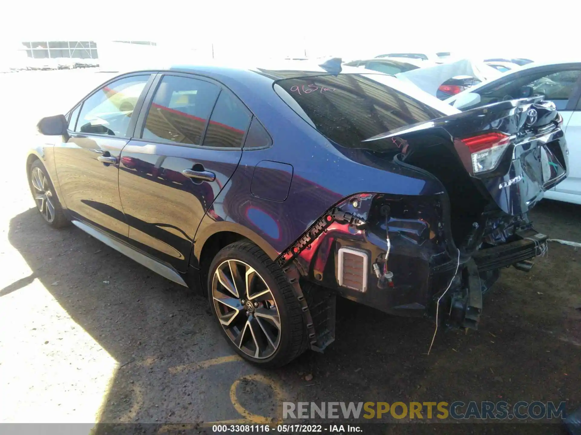 3 Photograph of a damaged car JTDS4RCE8LJ029883 TOYOTA COROLLA 2020